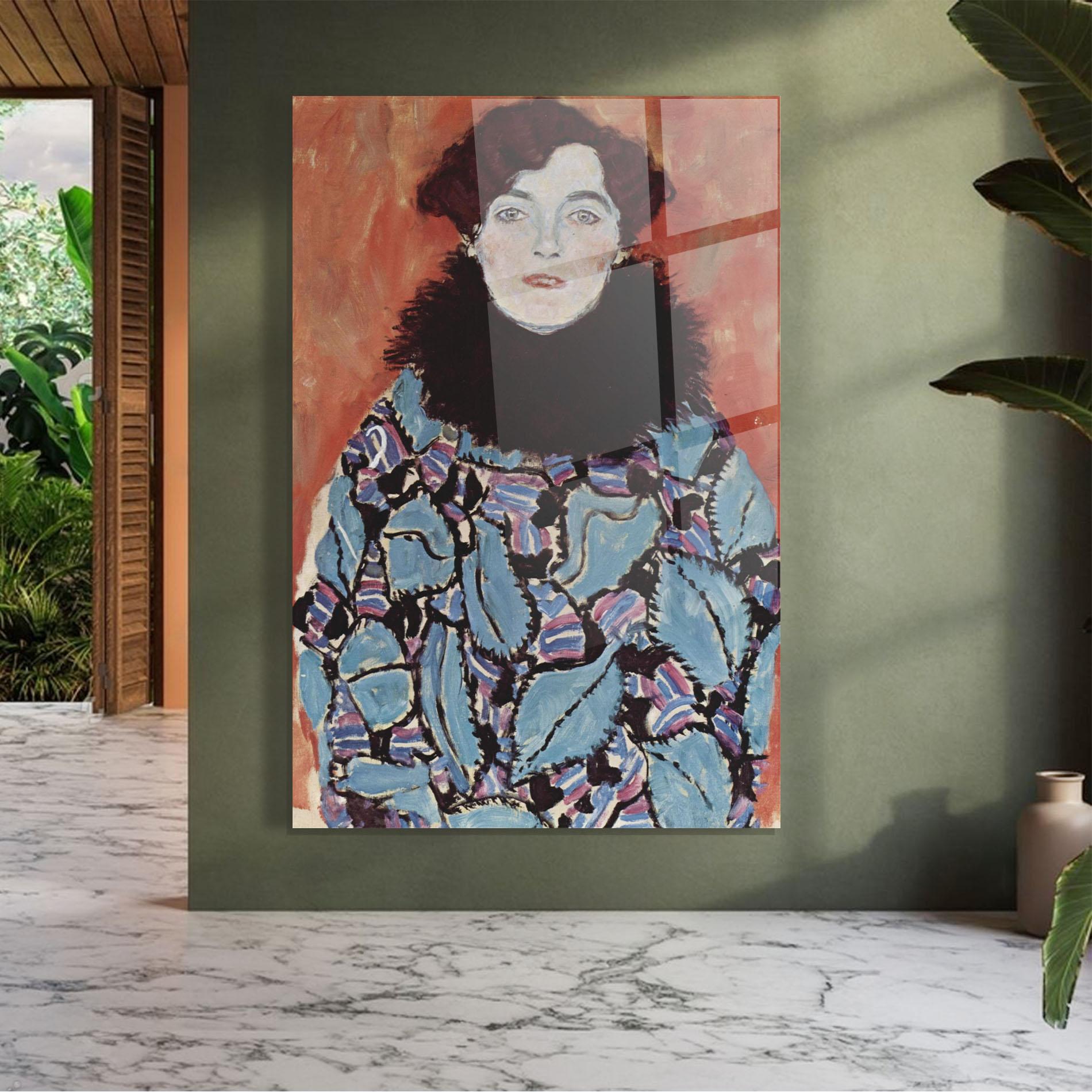 Glasbild Gustav Klimt Art mockup 7