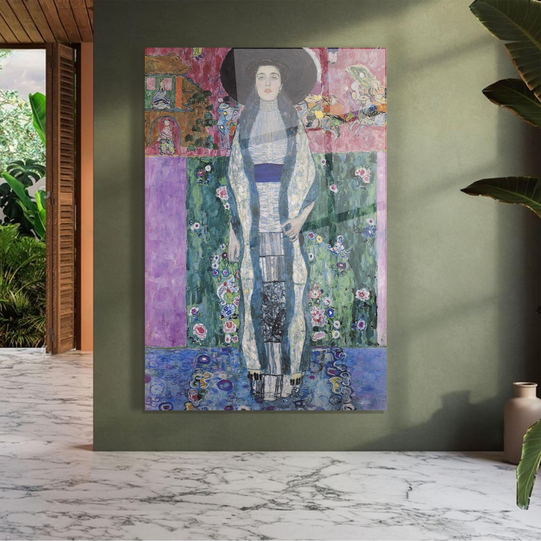 Glasbild Portrait Of Adele Bloch mockup 7