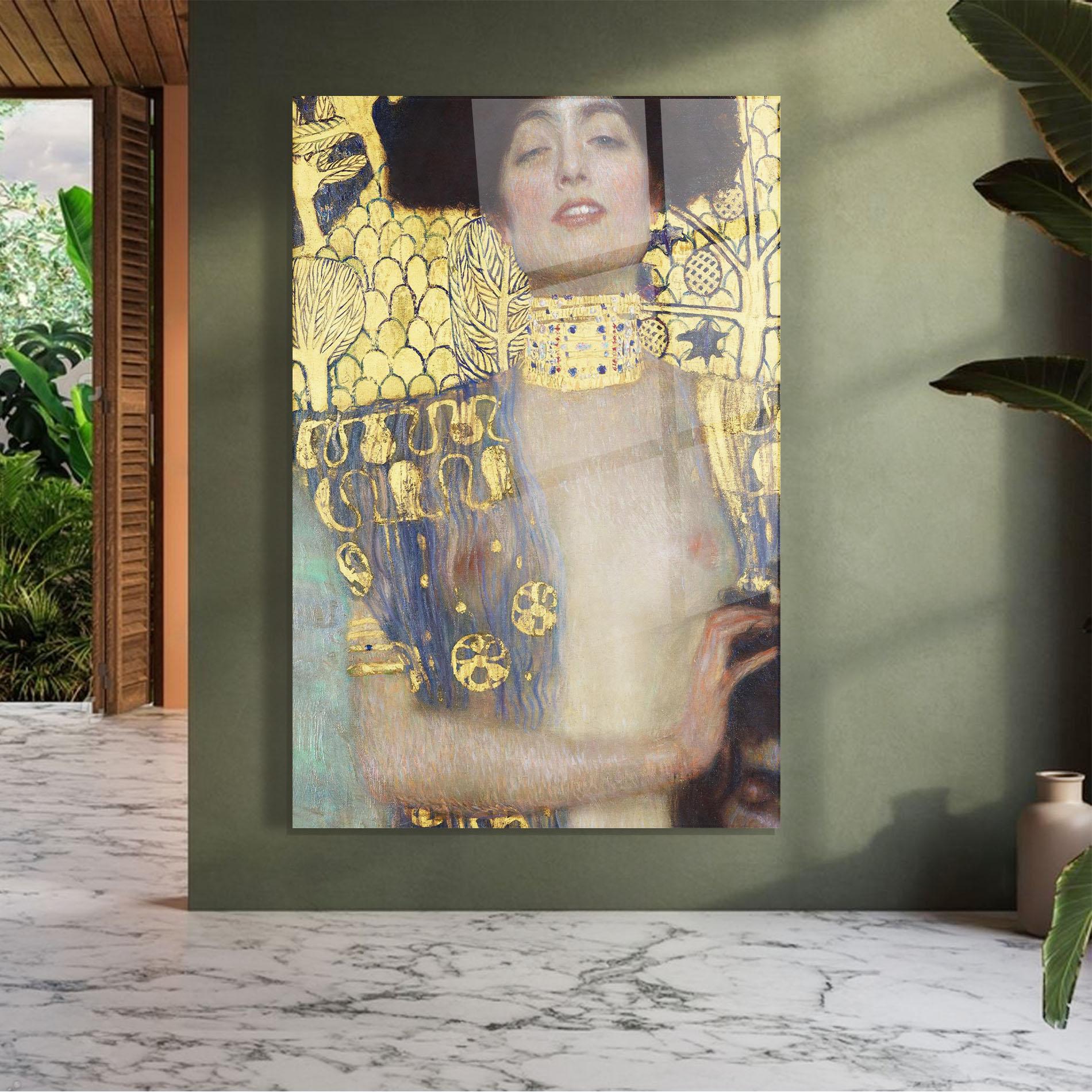 Glasbild The Head Of Holofernes mockup 7