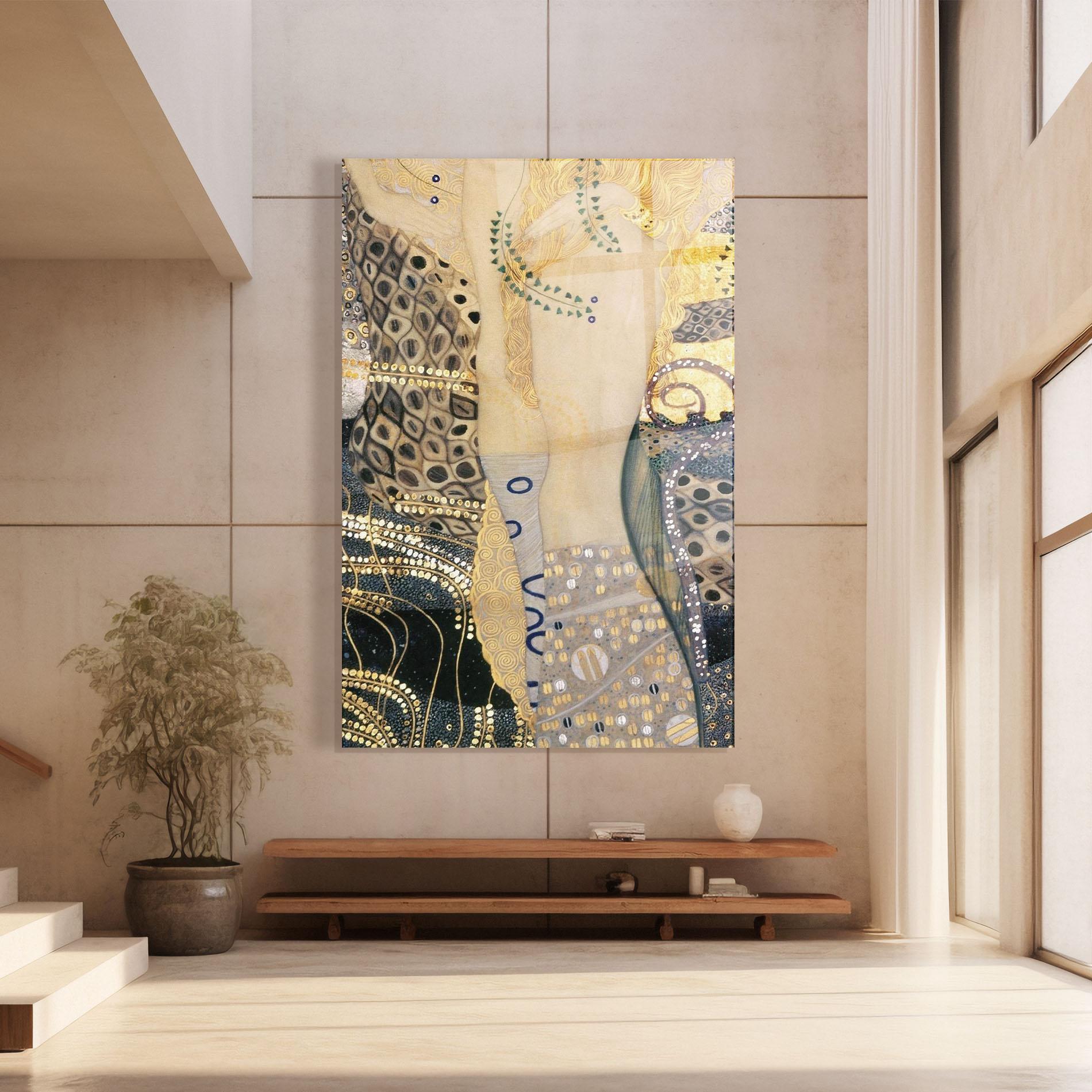 Glasbild Gustav Klimt Paint mockup 8
