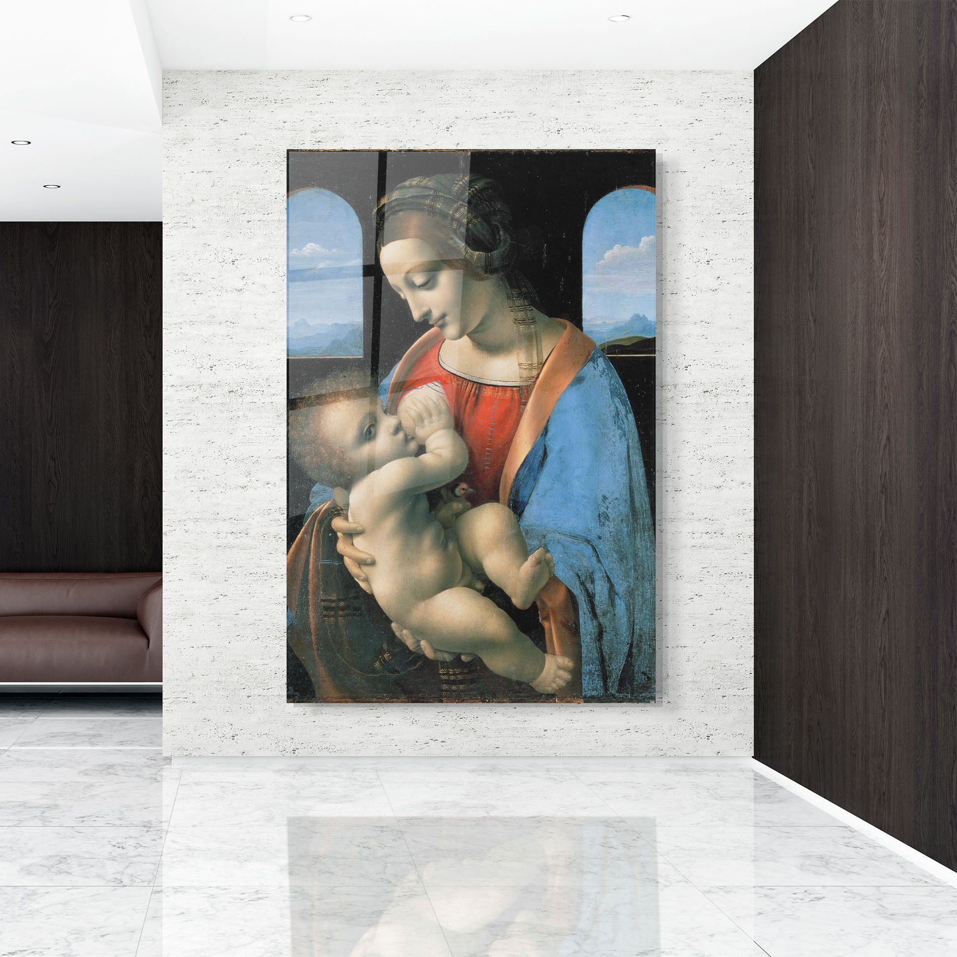Leonardo Da Vinci Attributed Madonna Litta mockup 9