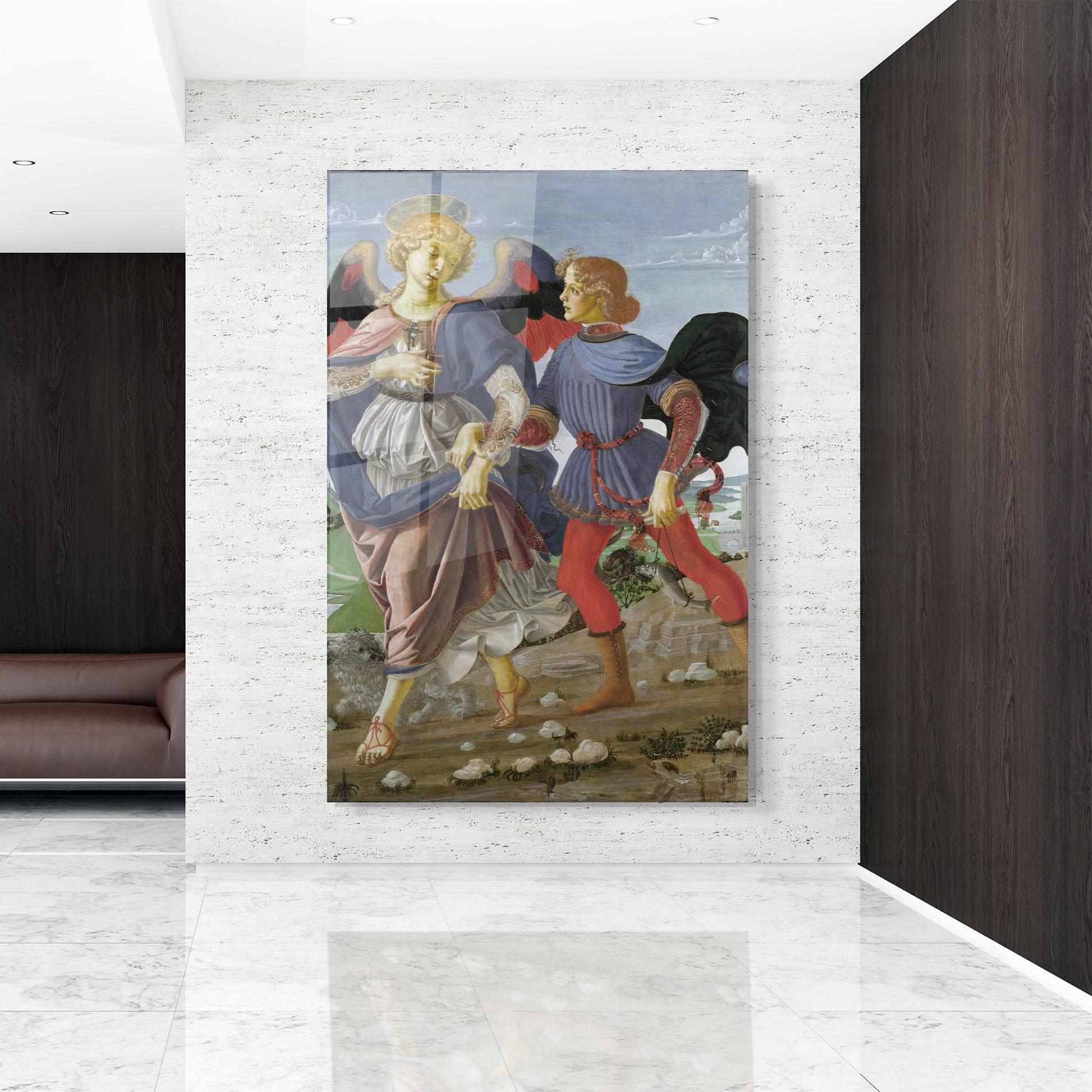 Glasbild Tobias And The Angel mockup 9