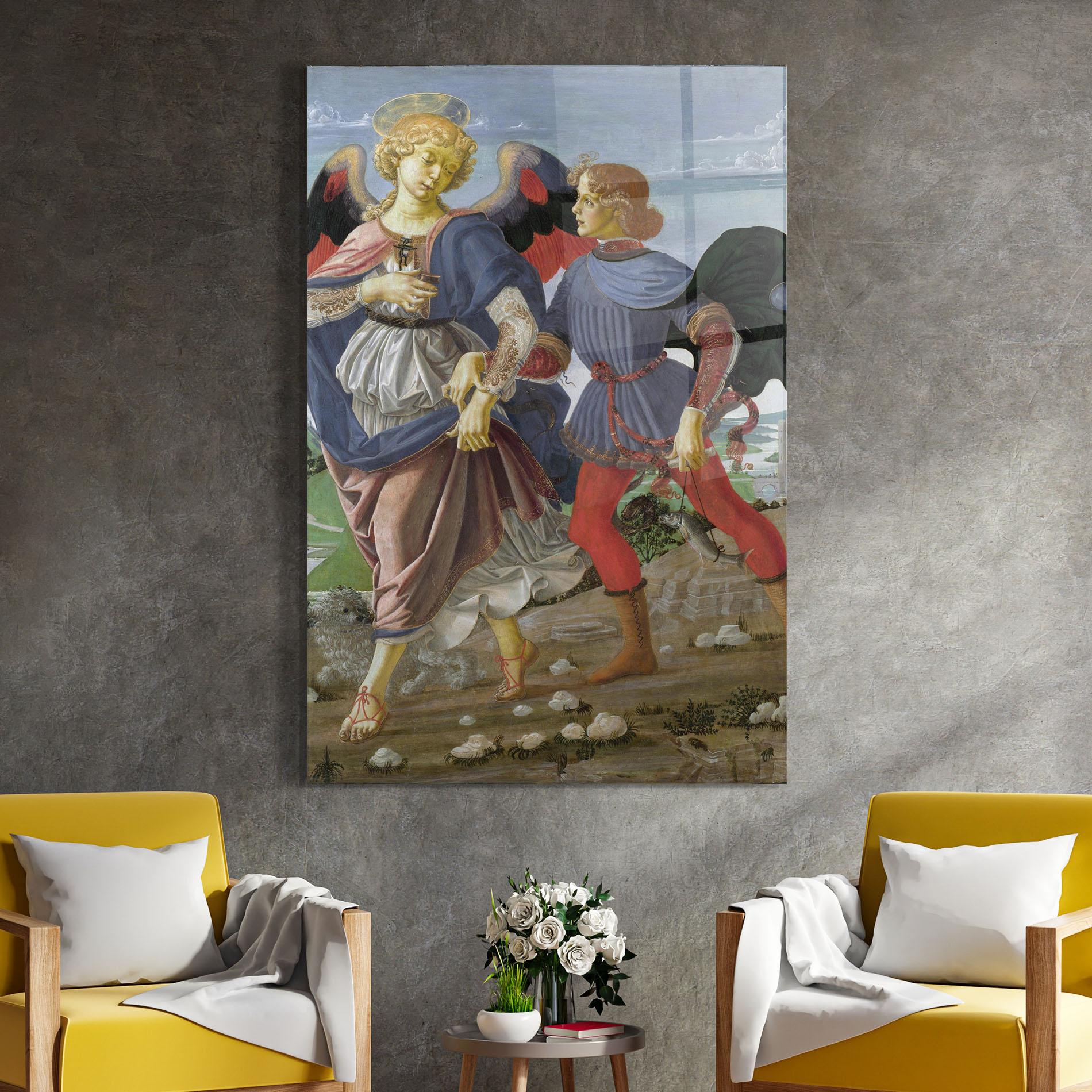 Glasbild Tobias And The Angel mockup 4