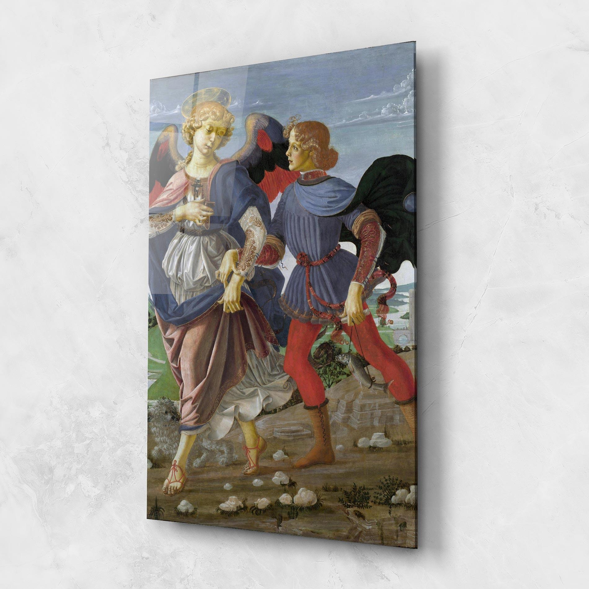 Glasbild Tobias And The Angel mockup 1