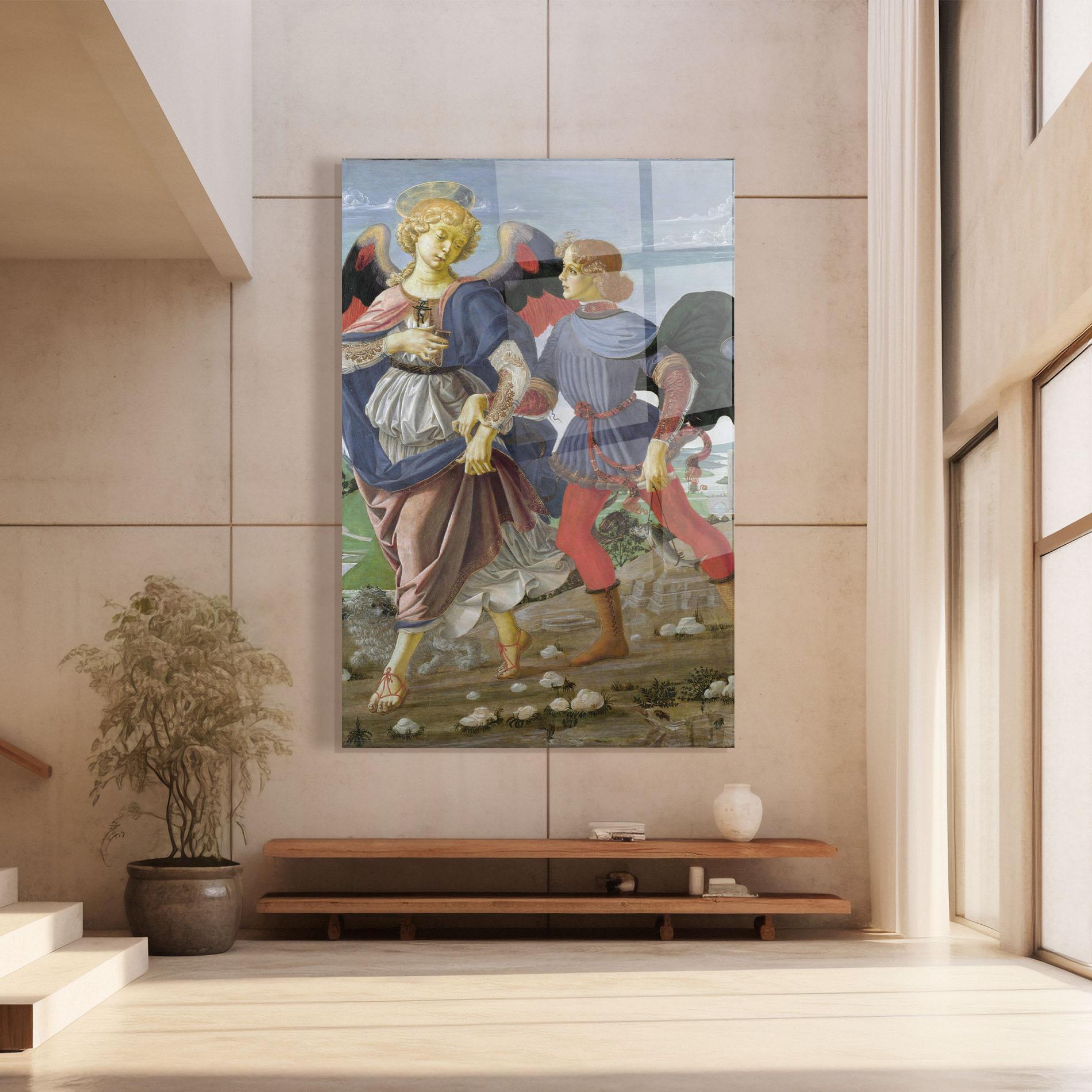 Glasbild Tobias And The Angel mockup 8