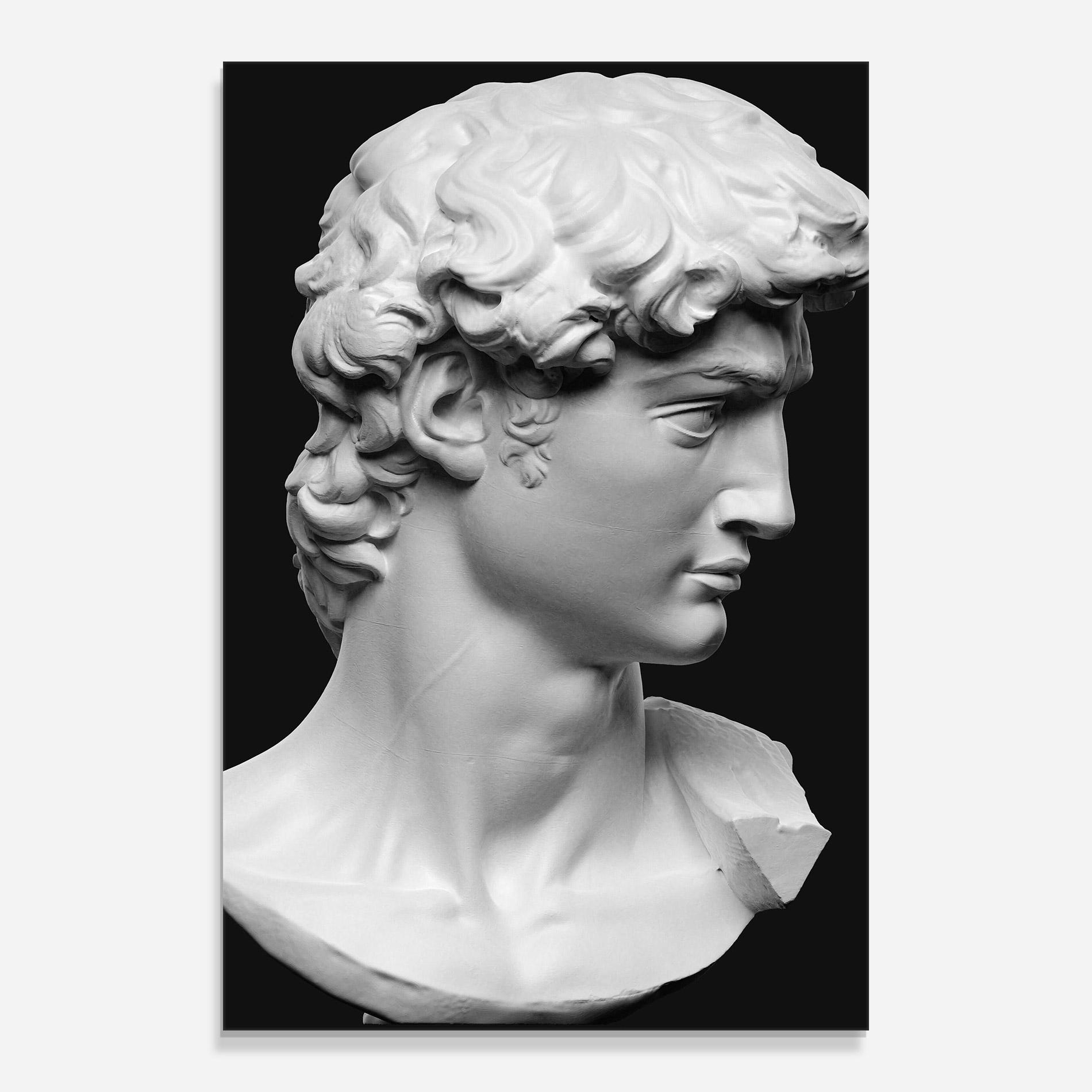 Glasbild David Head mockup 0