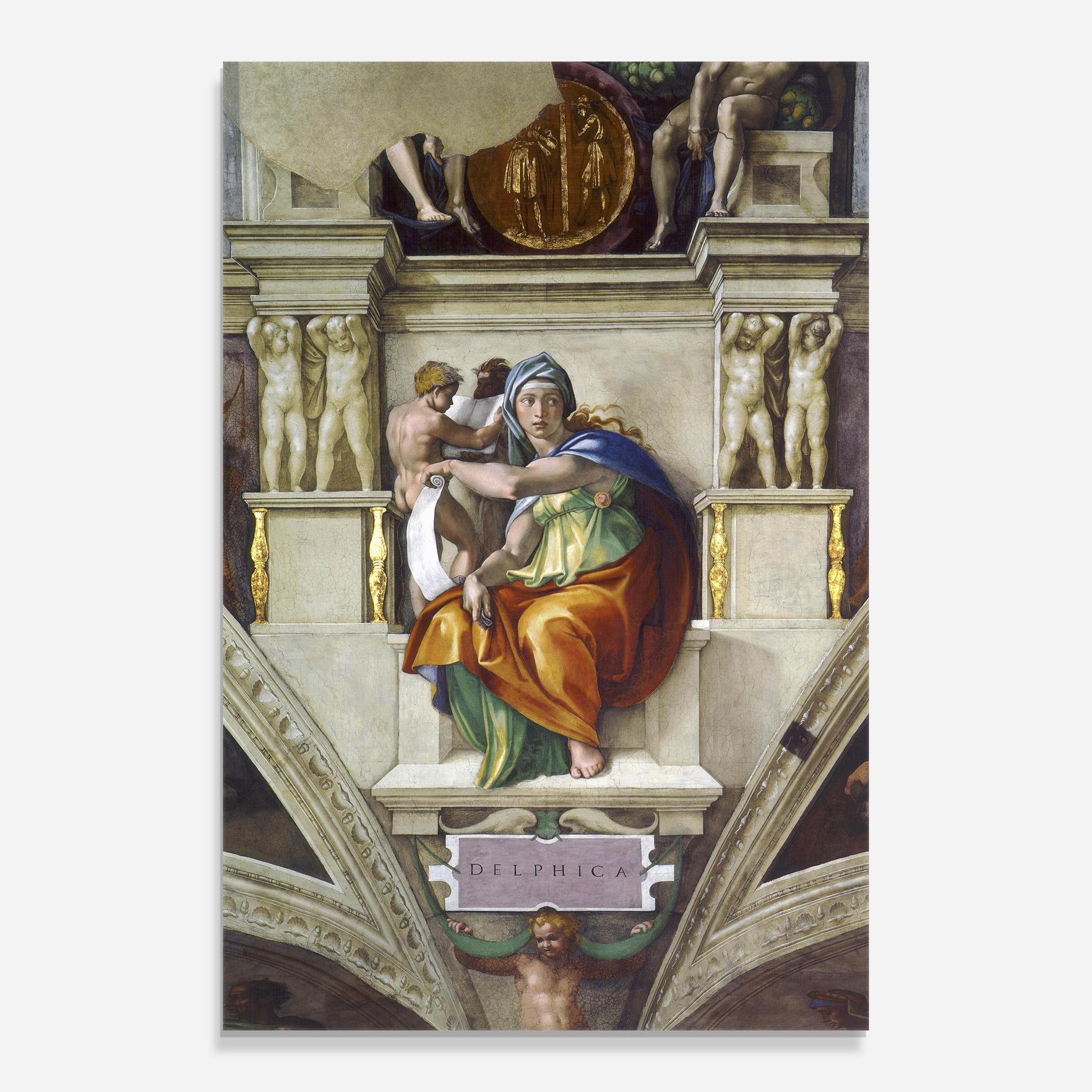 Glasbild Delphic Sibyl mockup 0