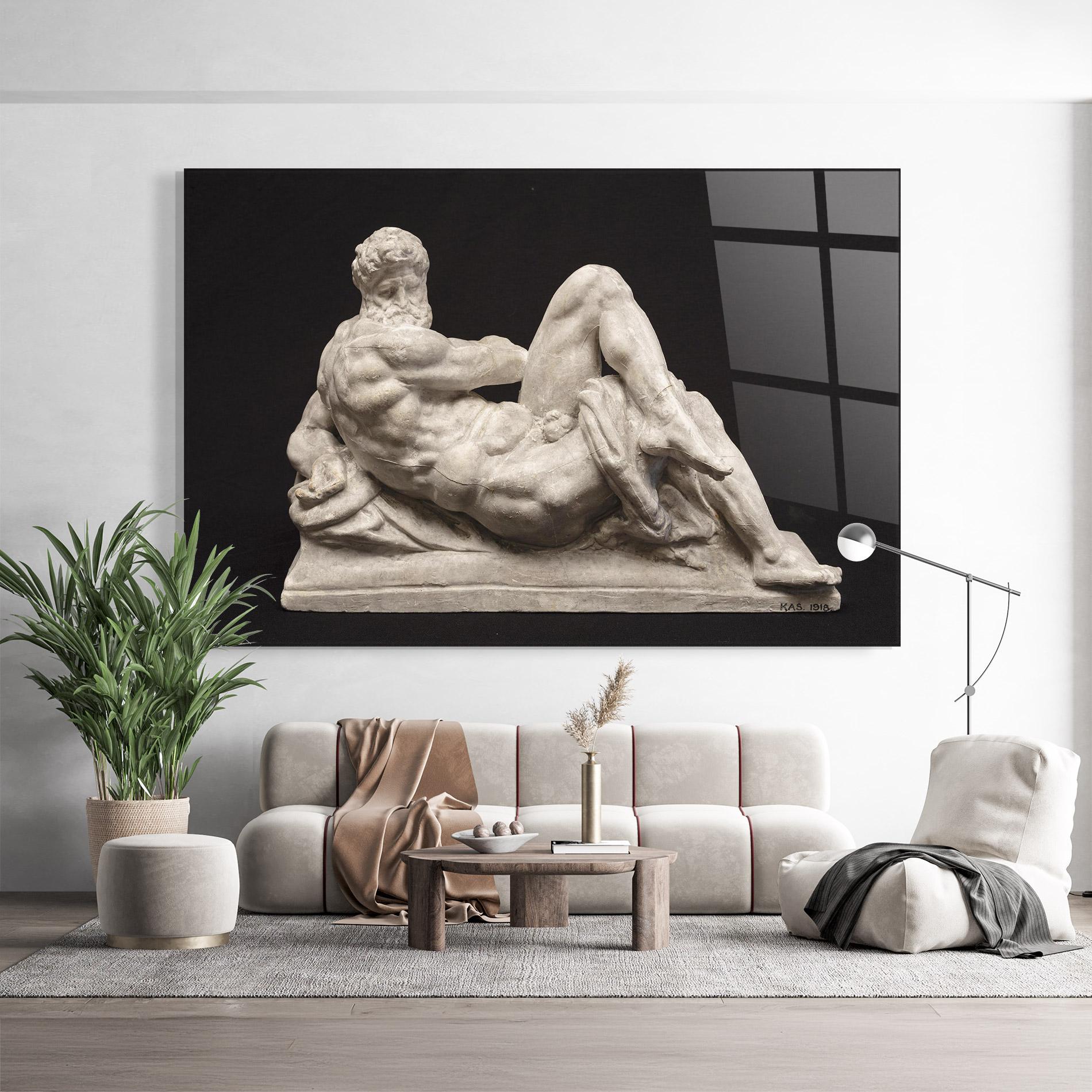 Glasbild Michelangelo S Day mockup 9