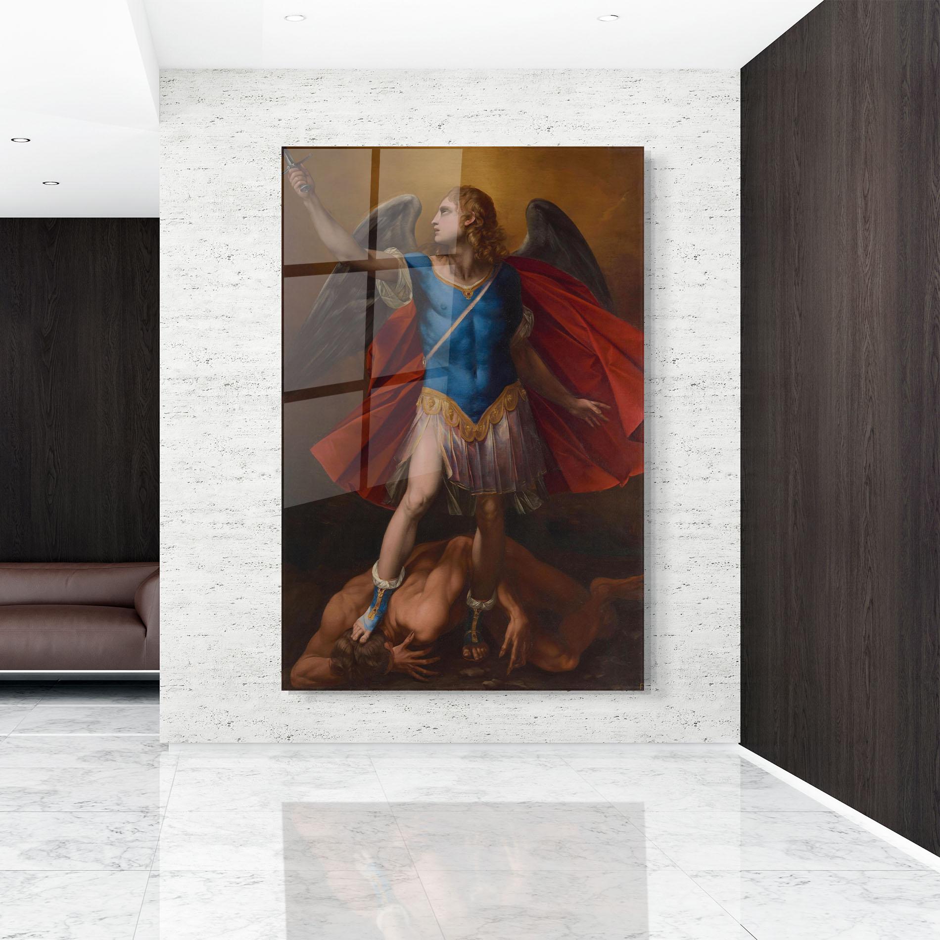 Glasbild Sword In Upraised mockup 9