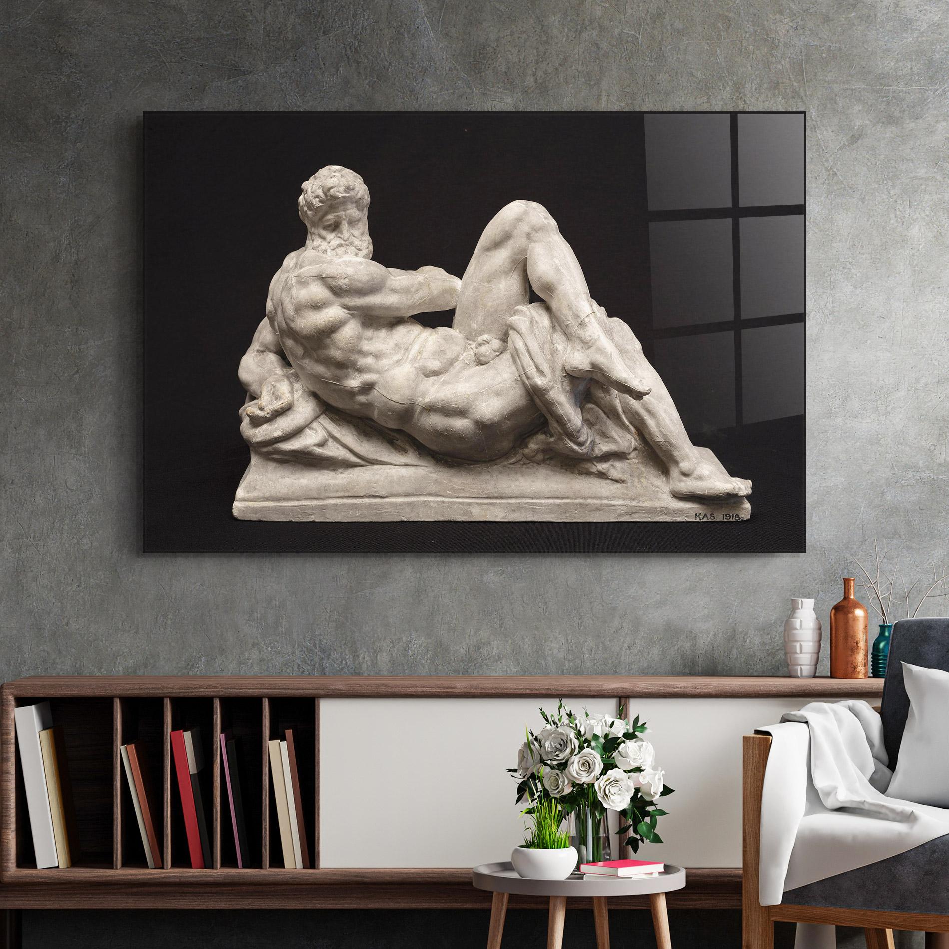 Glasbild Michelangelo S Day mockup 2