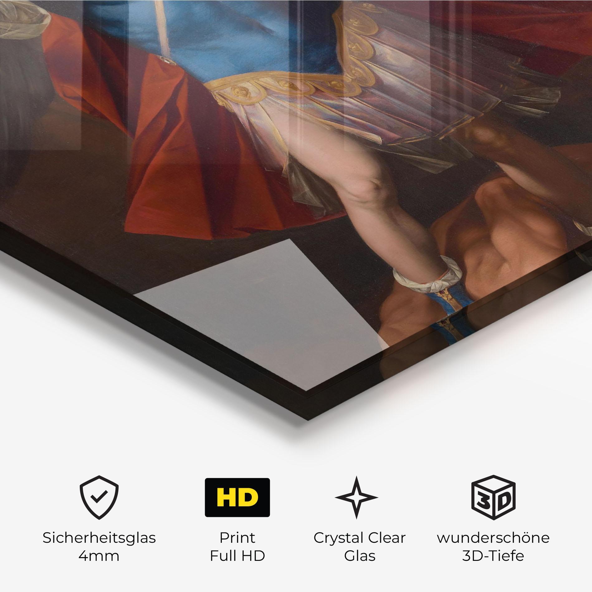 Glasbild Sword In Upraised mockup 3