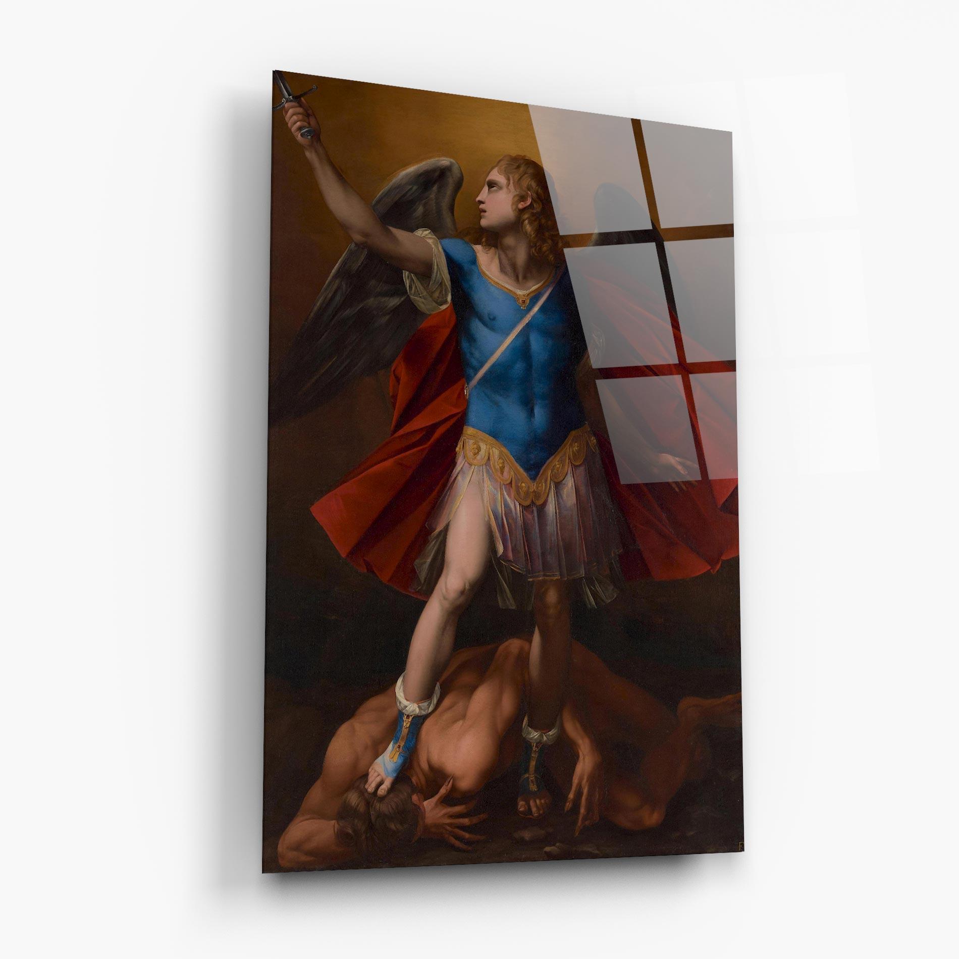 Glasbild Sword In Upraised mockup 6