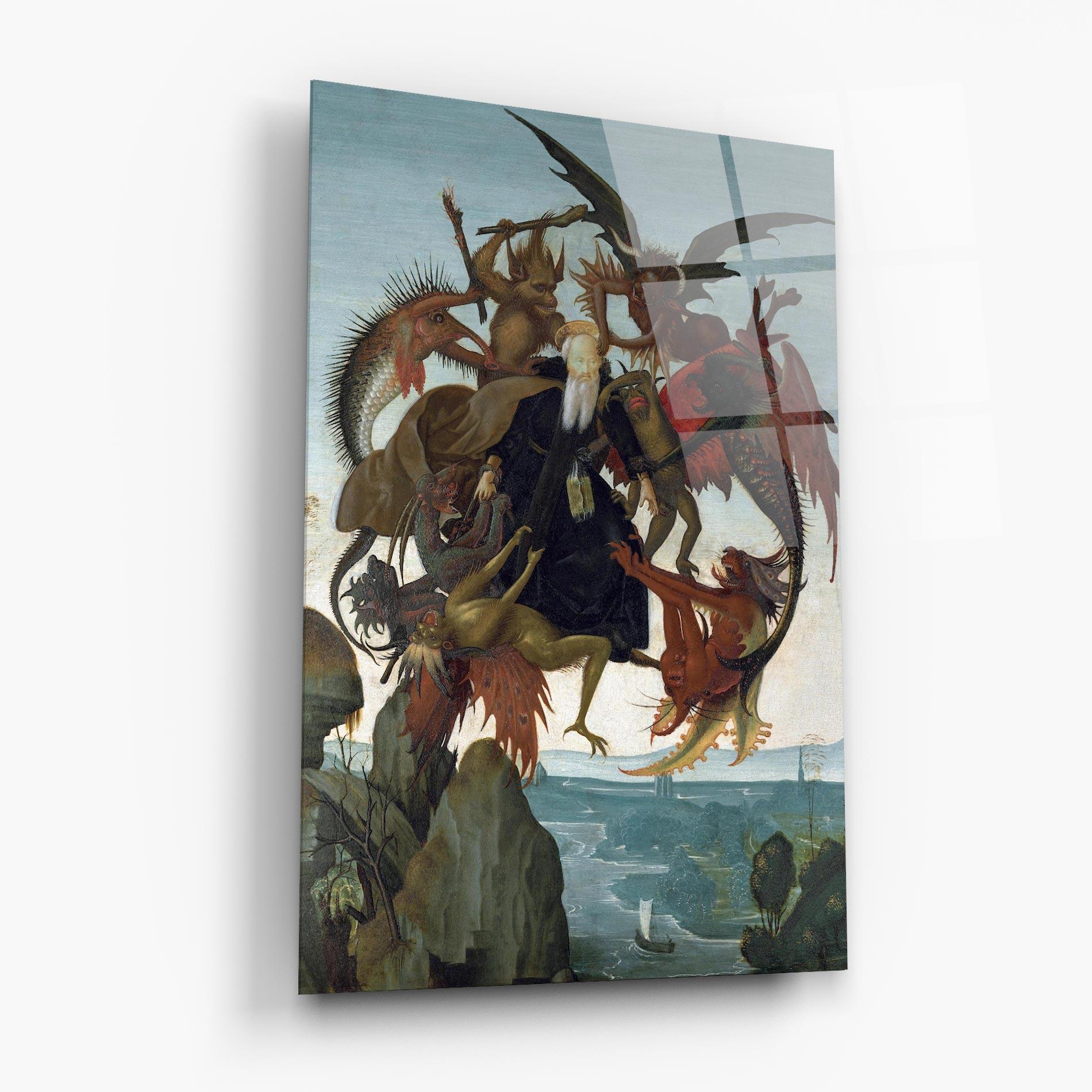 Glasbild Torment Of Saint mockup 6