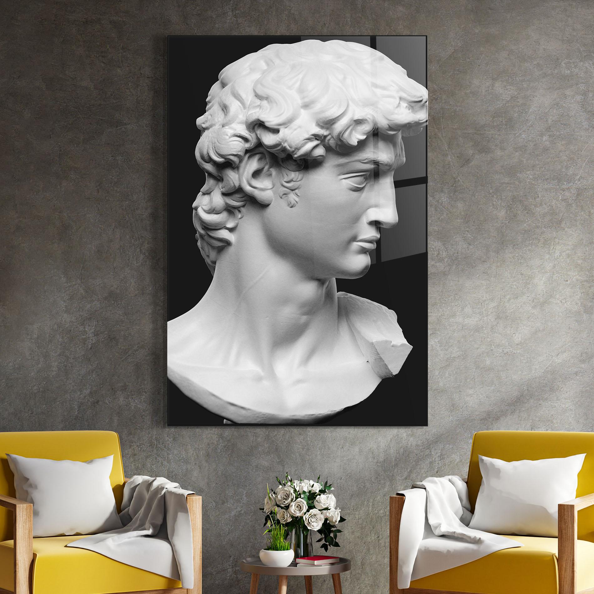 Glasbild David Head mockup 4