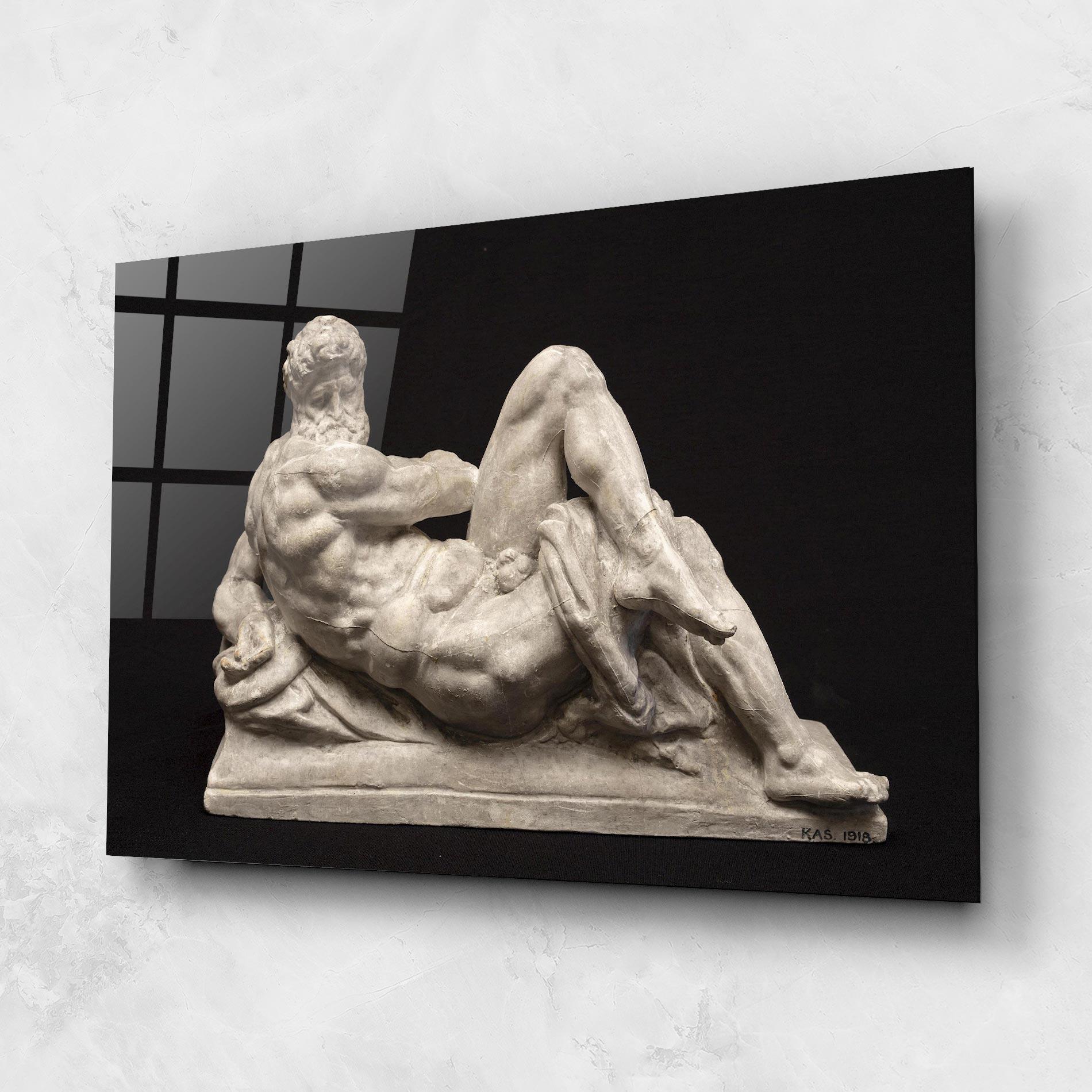 Glasbild Michelangelo S Day mockup 1
