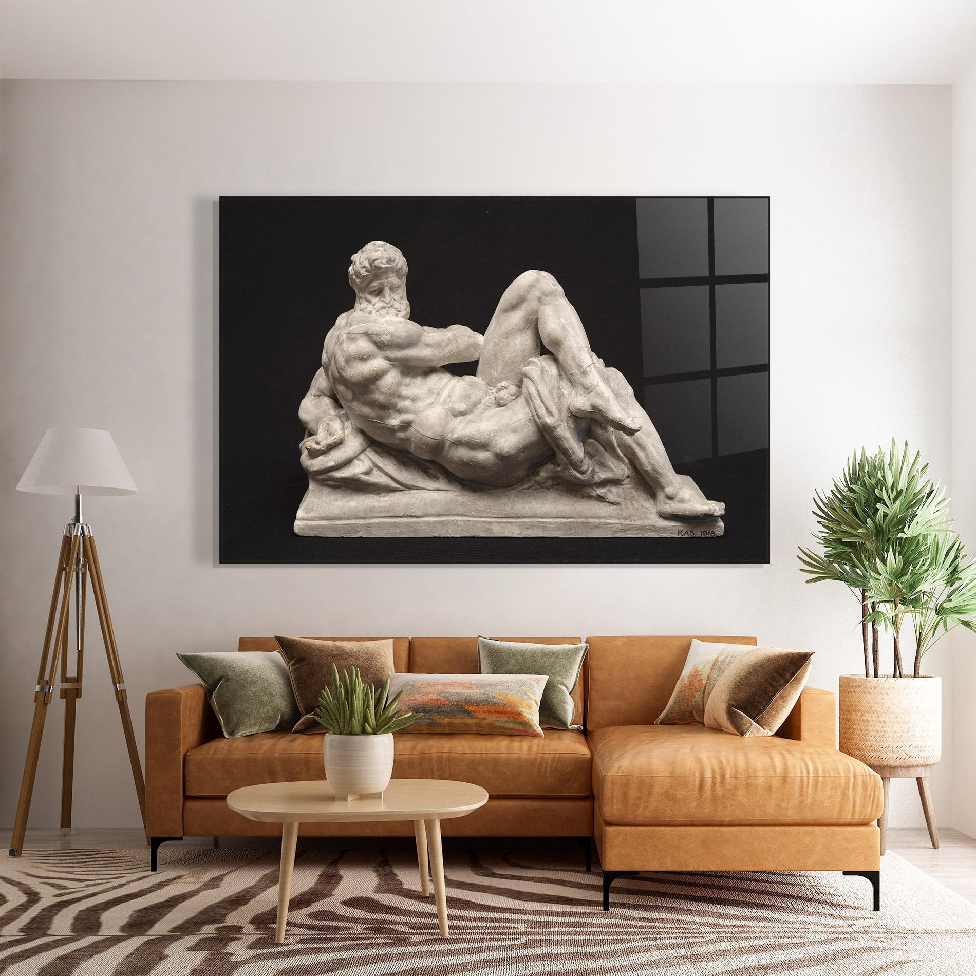 Glasbild Michelangelo S Day mockup 7