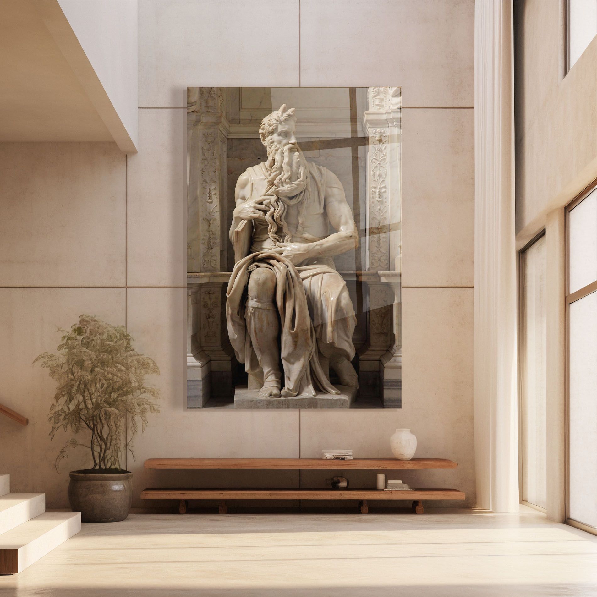 Statue Moses mockup 8