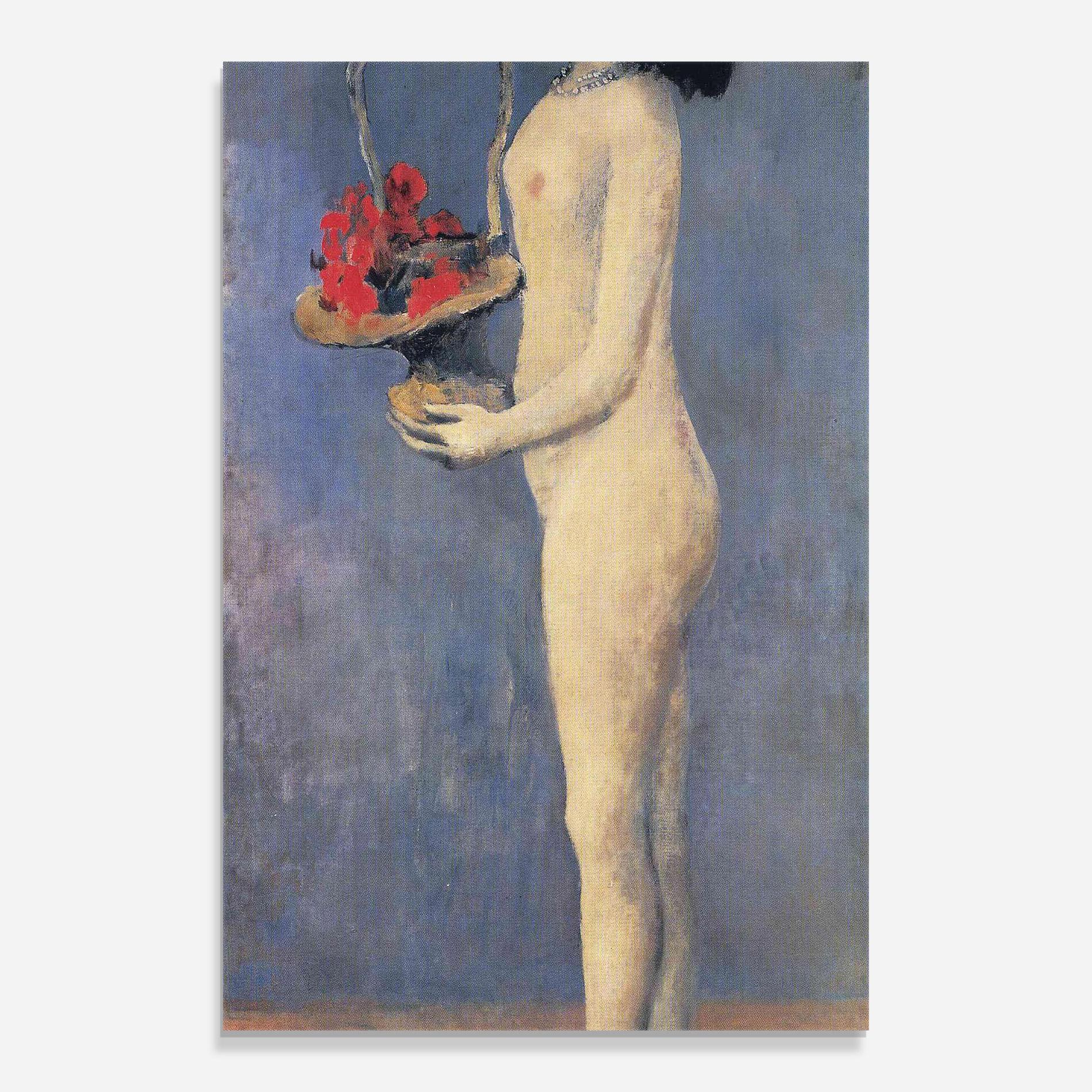 Glasbild Le Panier Fleuri mockup 0