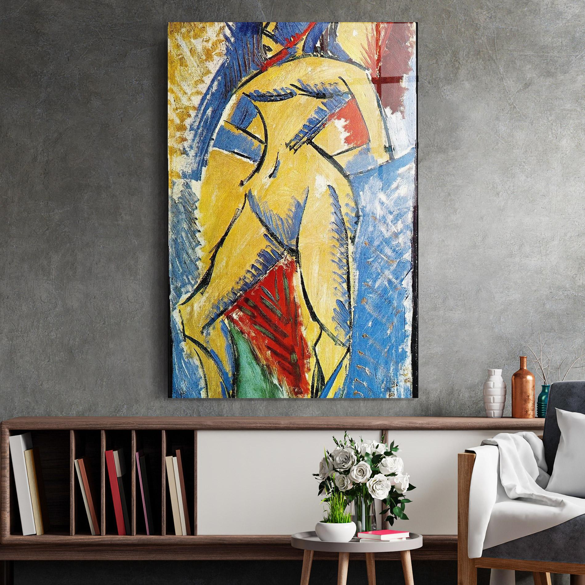 Glasbild Femme Nue mockup 2