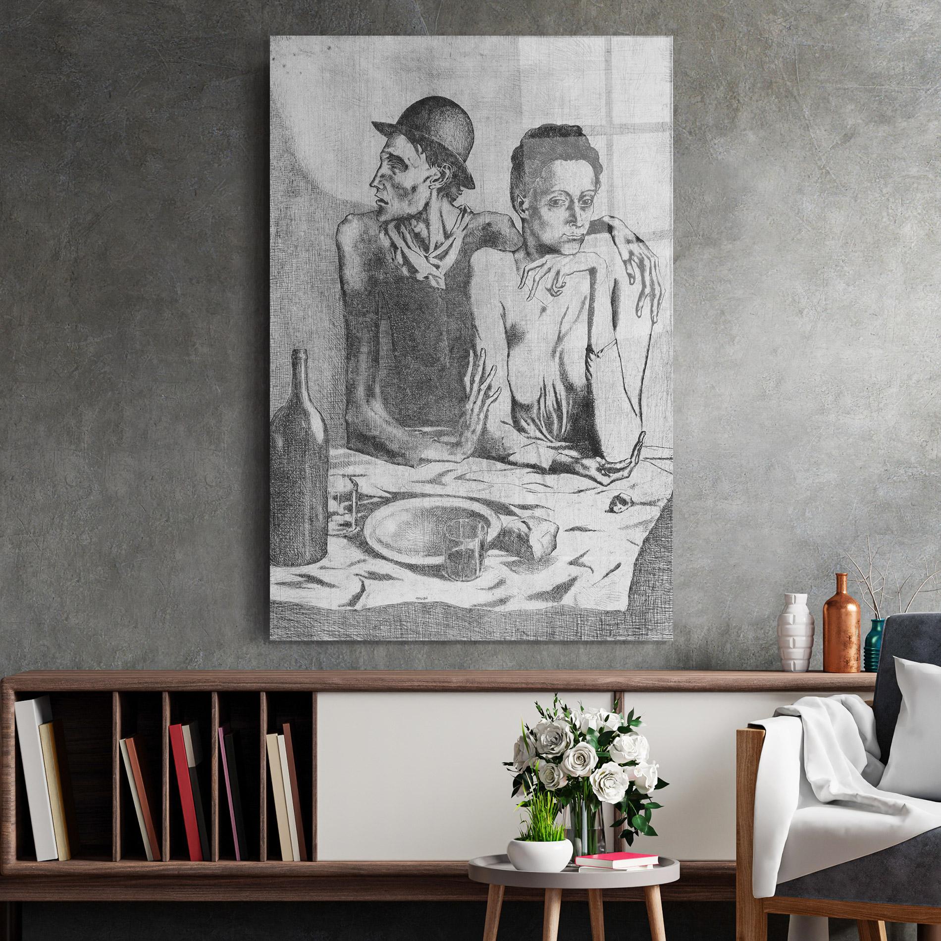 Glasbild The Frugal Repast mockup 2