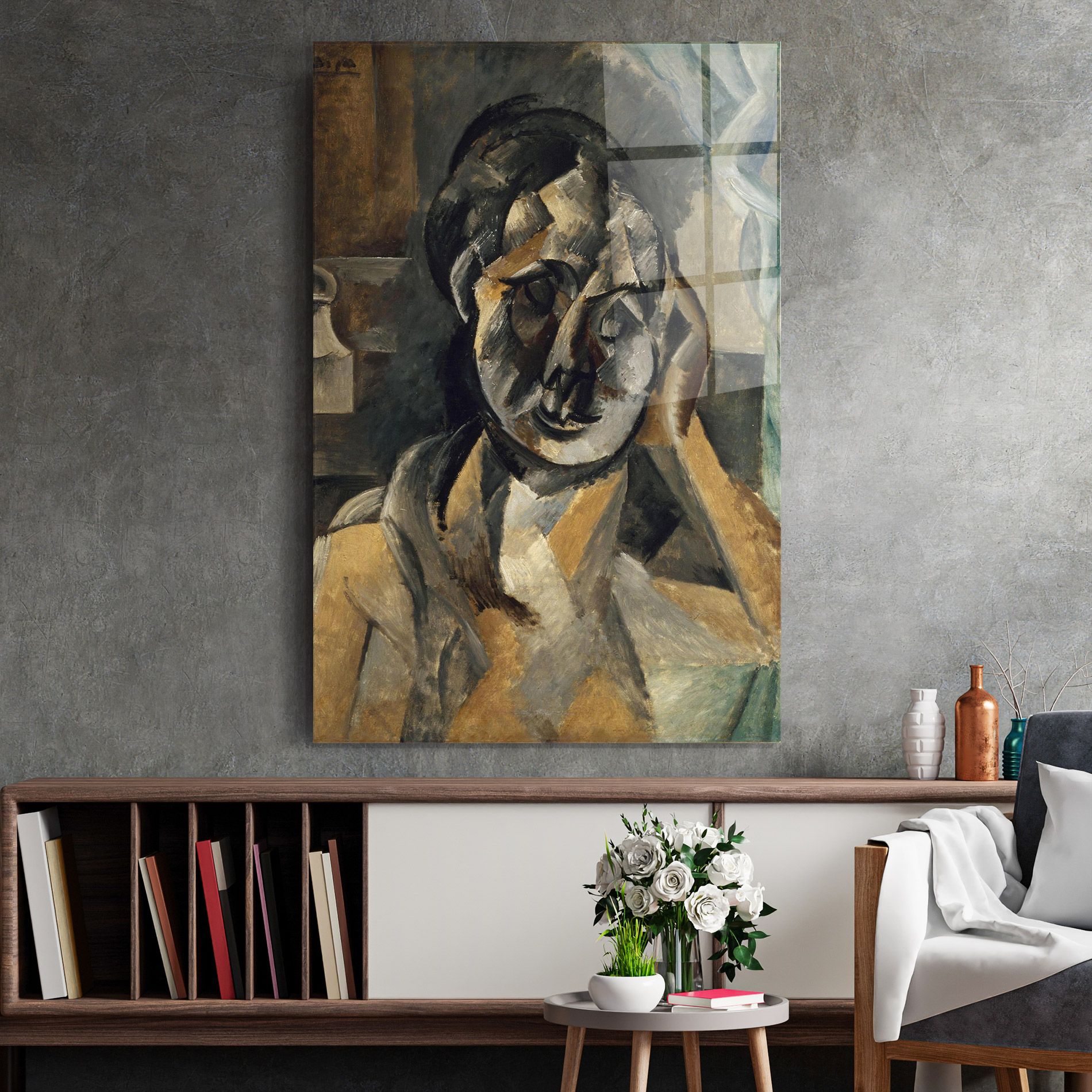 Woman With Mustard mockup 2