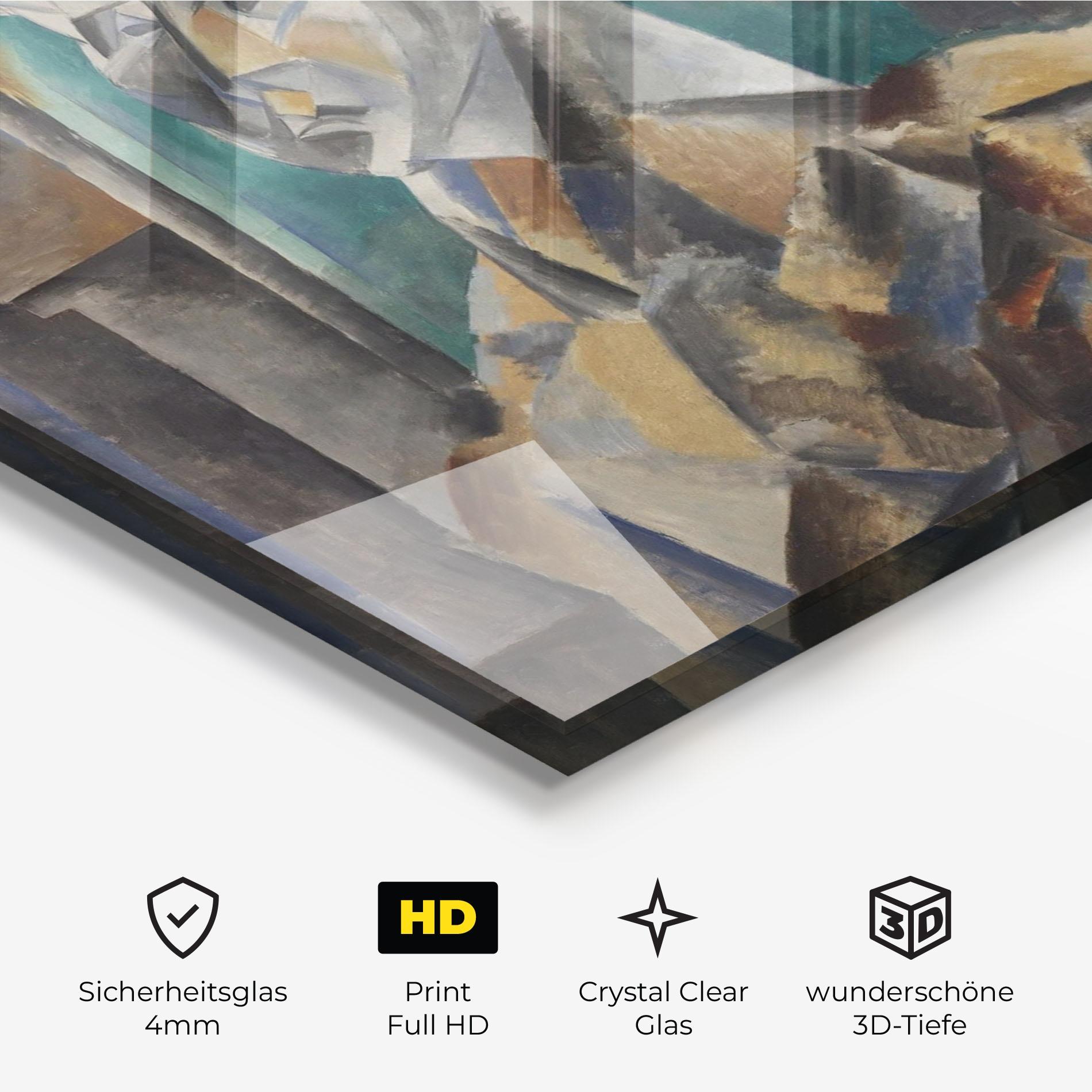 Glasbild Buste De Femme mockup 3