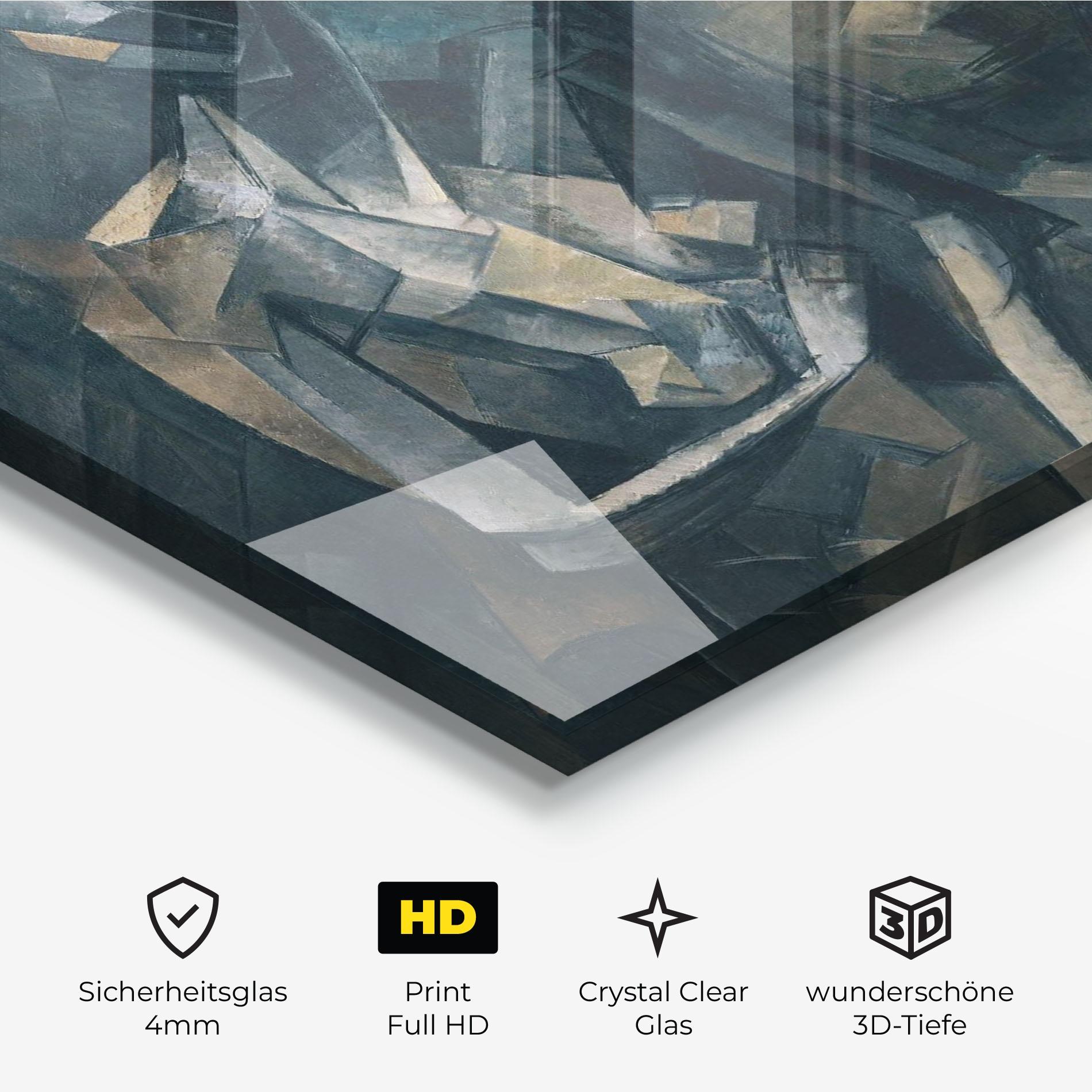 Glasbild Dans Un Fauteuil mockup 3