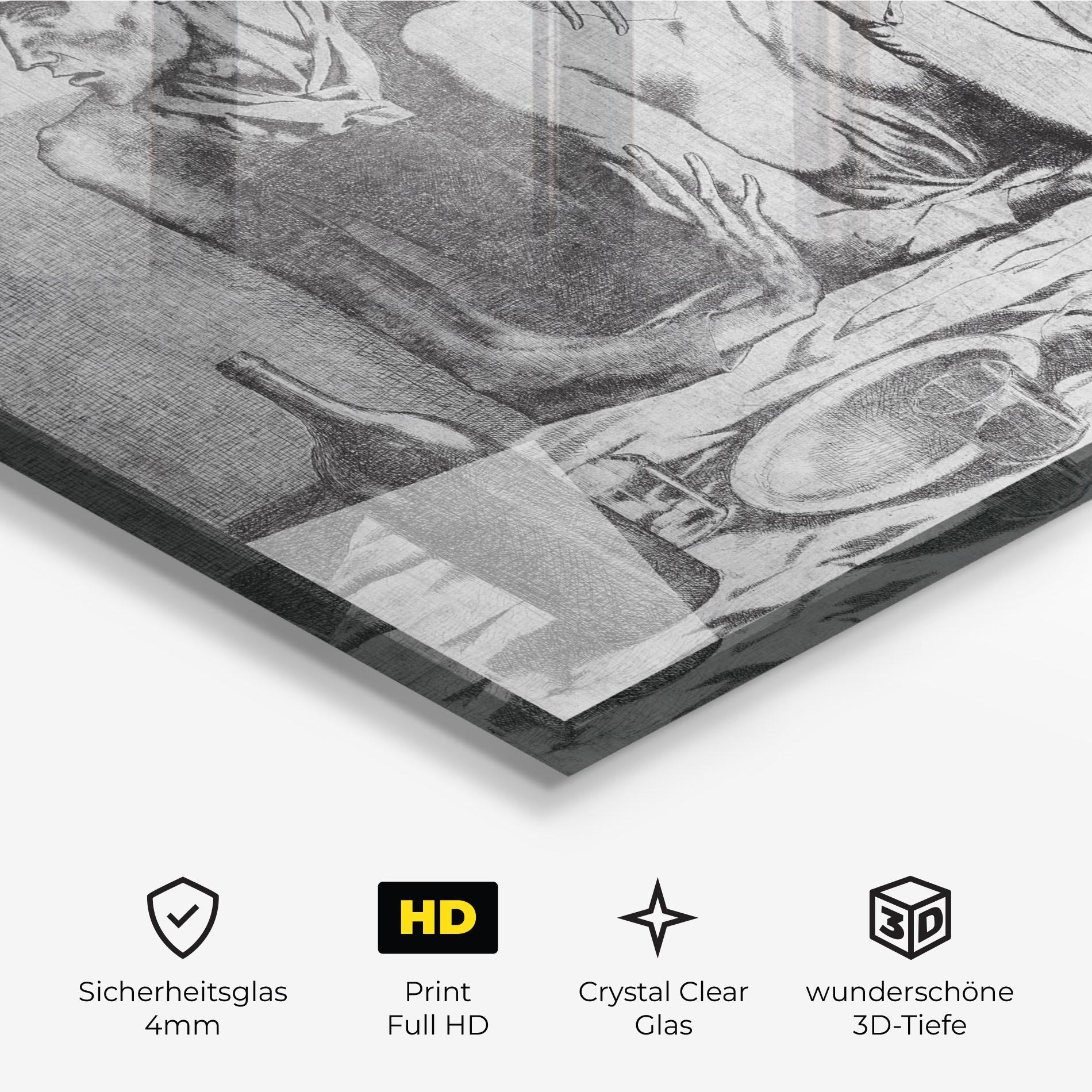 Glasbild The Frugal Repast mockup 3