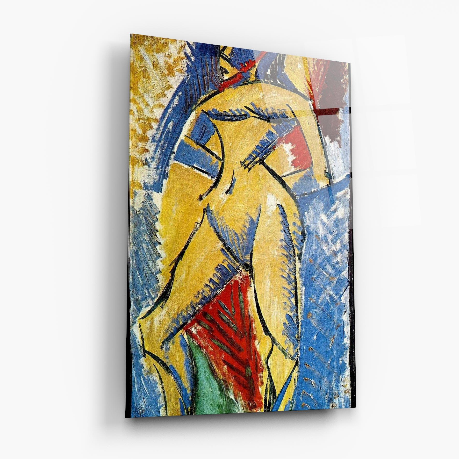 Glasbild Femme Nue mockup 6