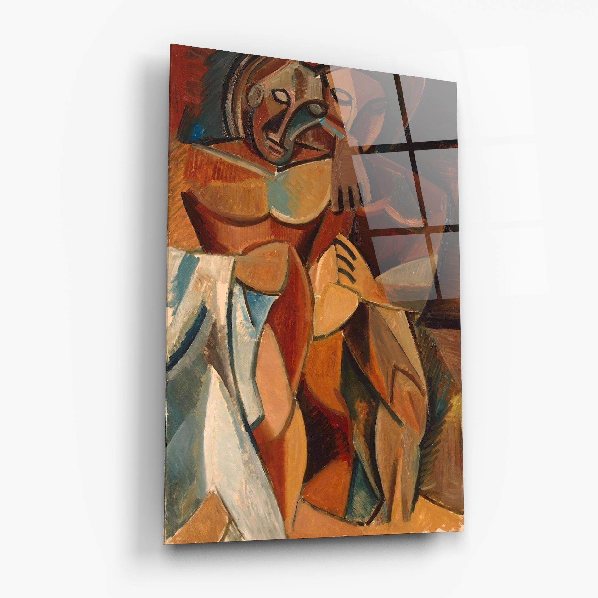 Glasbild Friendship Two Nudes mockup 6