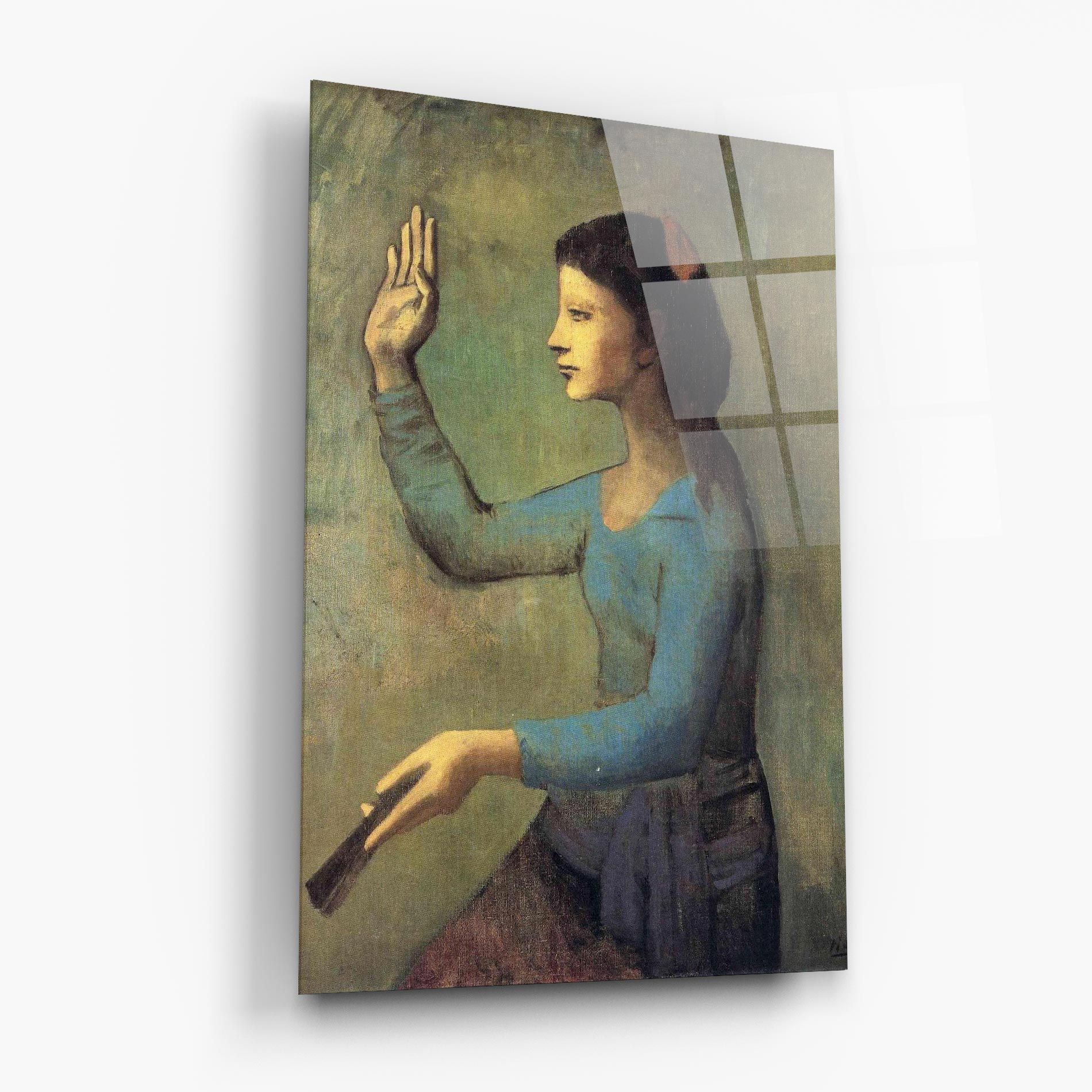 Lady With A Fan mockup 6