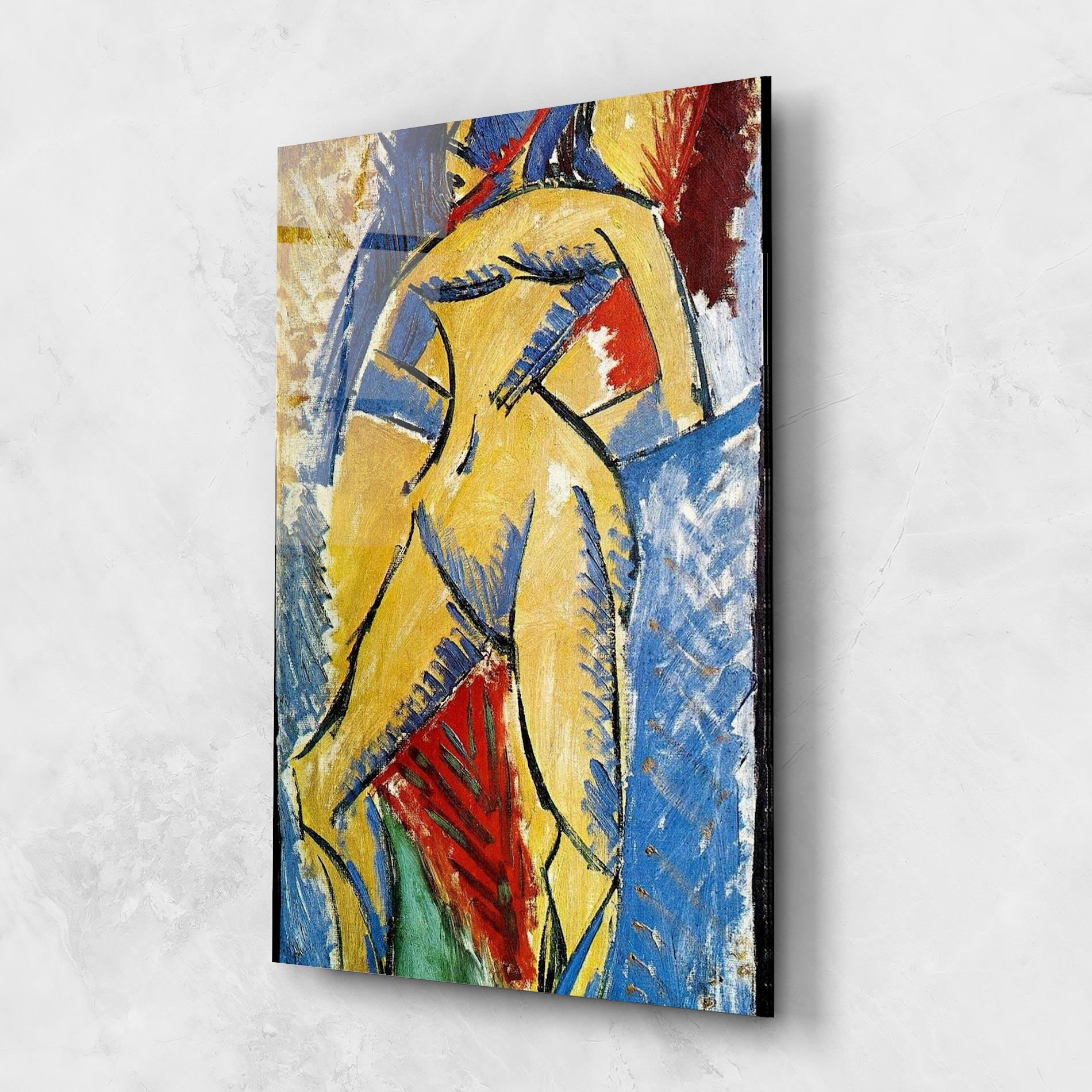 Glasbild Femme Nue mockup 1