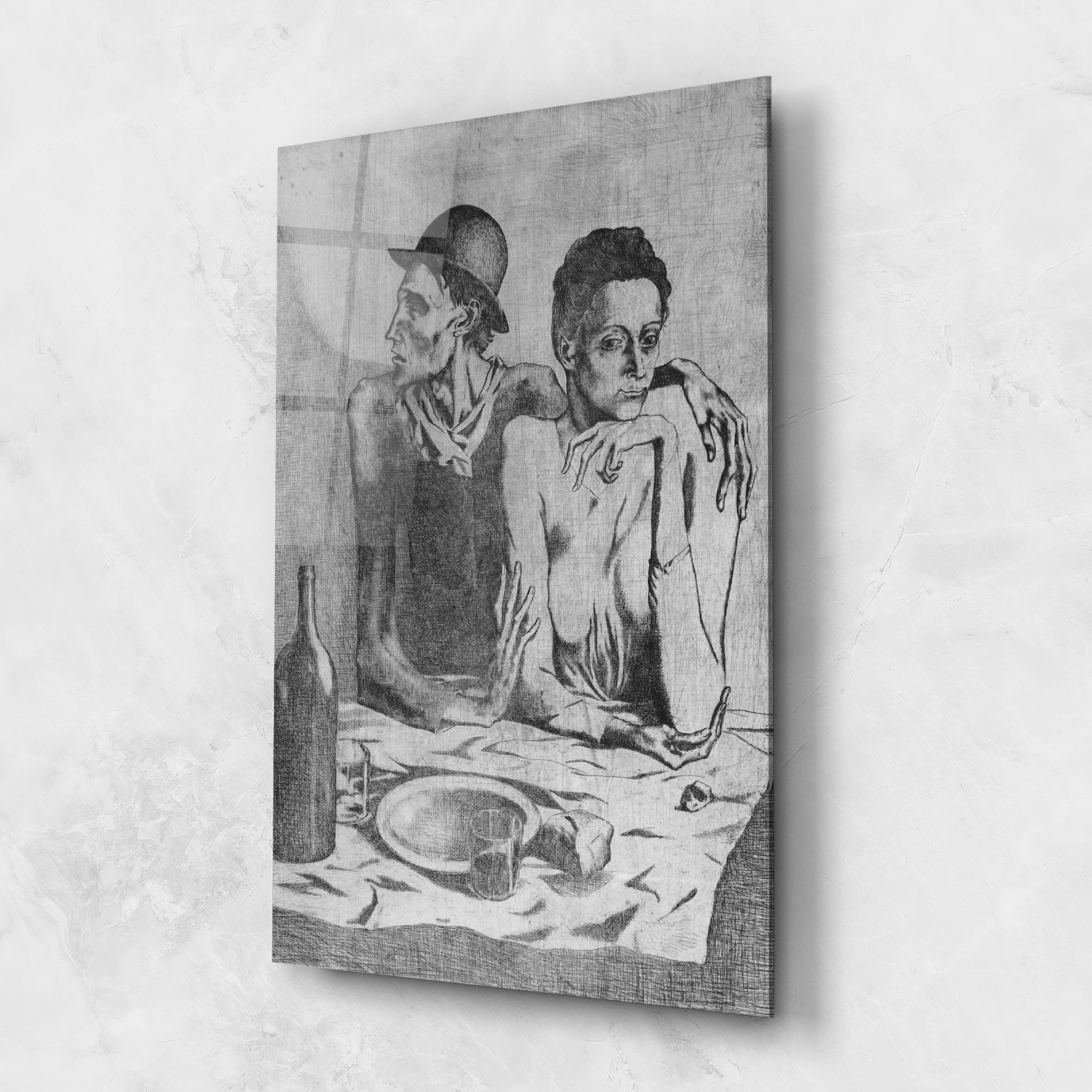 Glasbild The Frugal Repast mockup 1