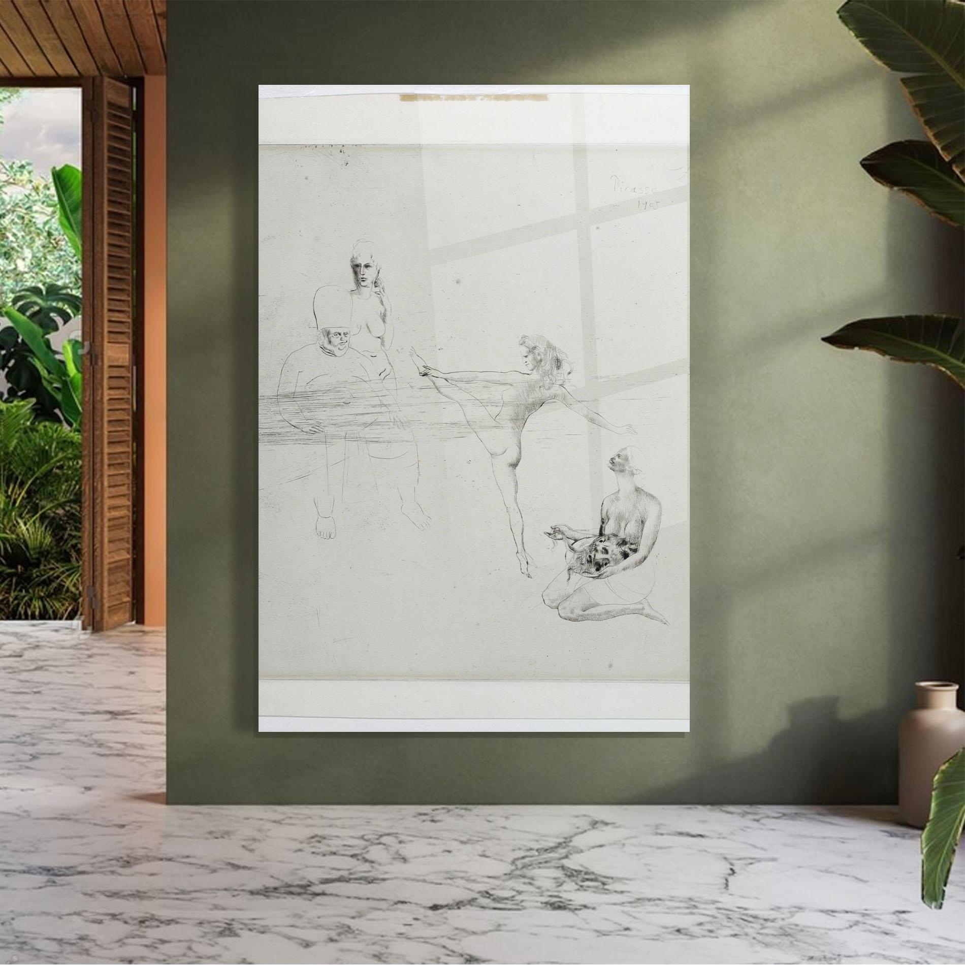 Glasbild Dance Of Salome mockup 7