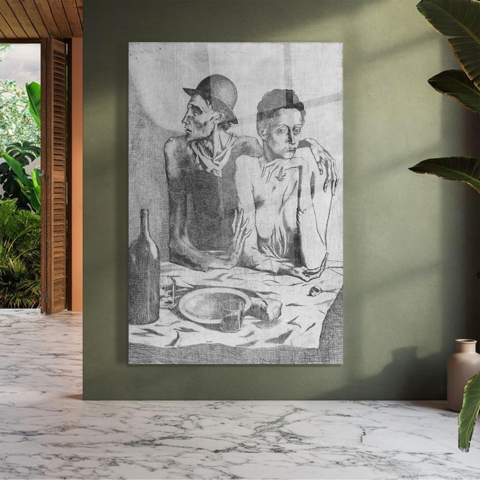 Glasbild The Frugal Repast mockup 7