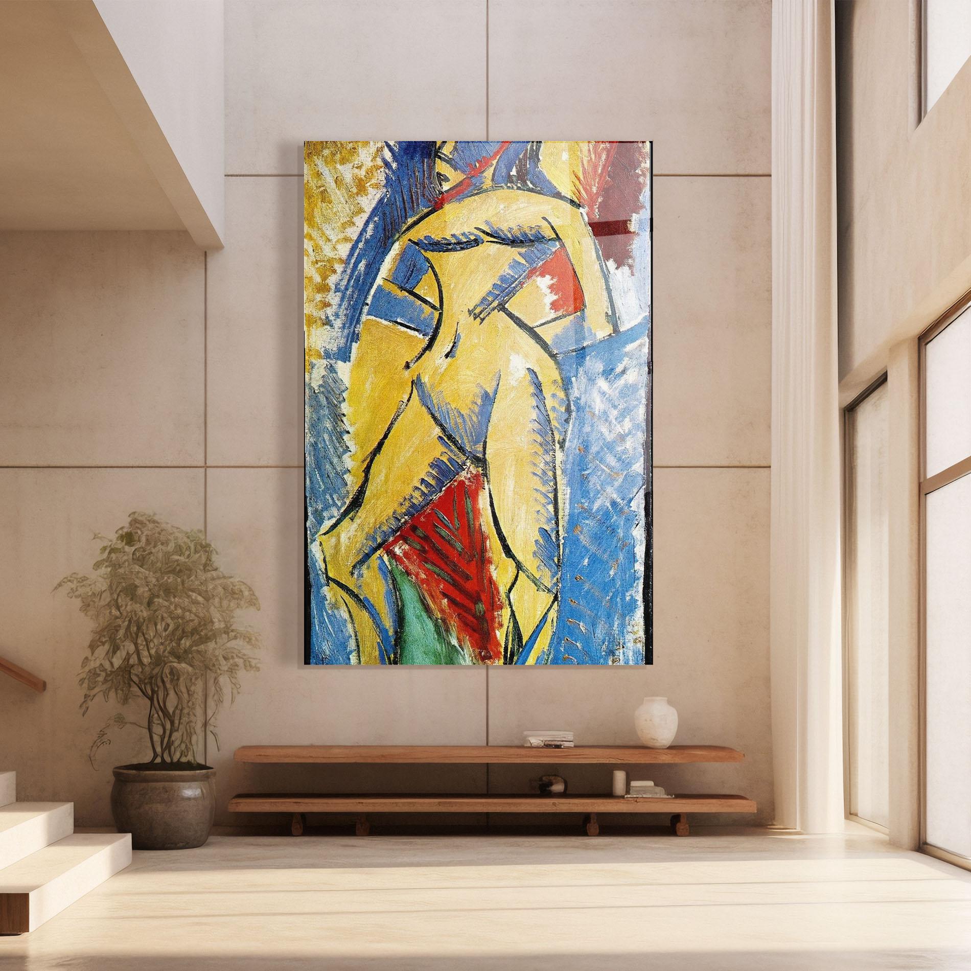 Glasbild Femme Nue mockup 8