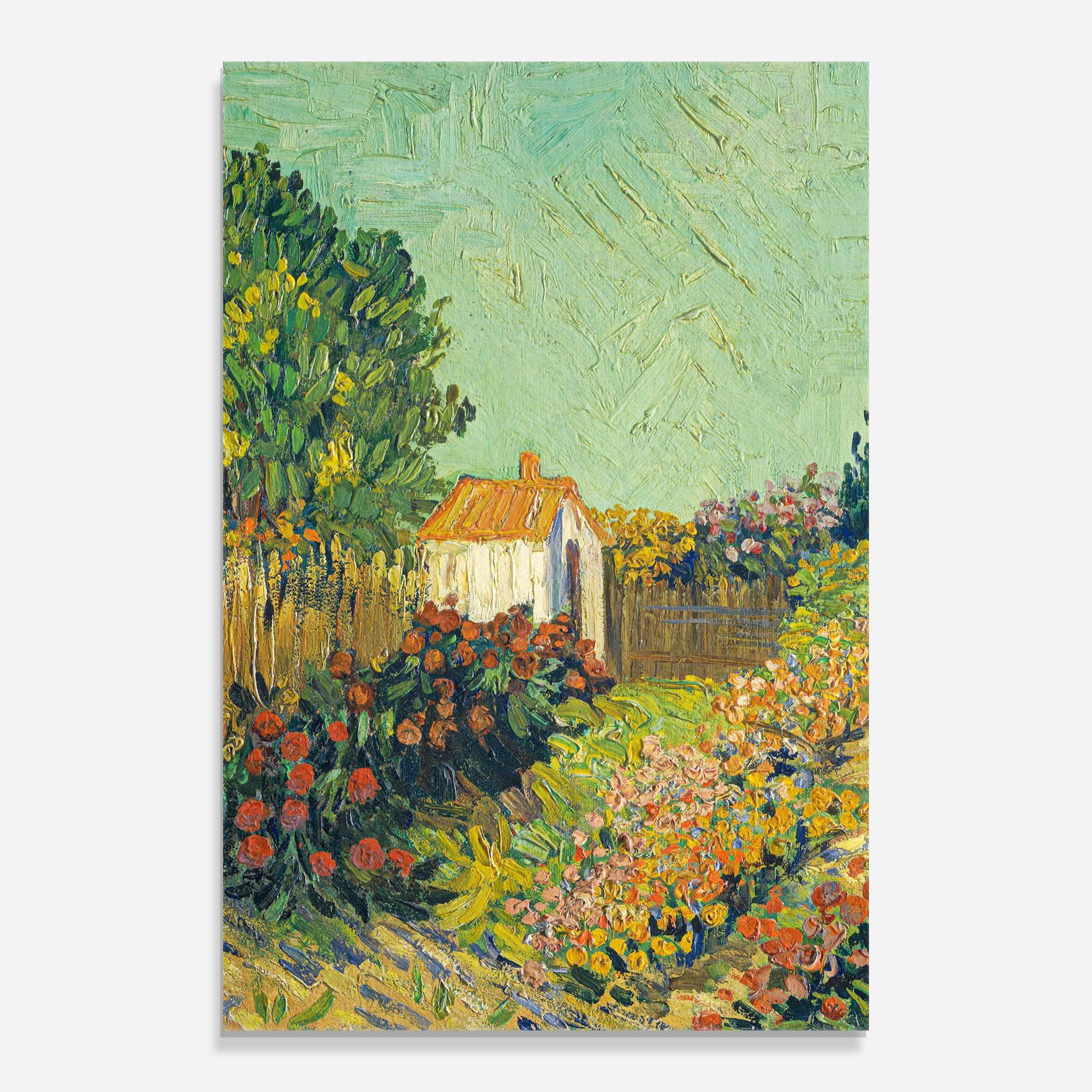 Glasbild Gogh Landscape mockup 0