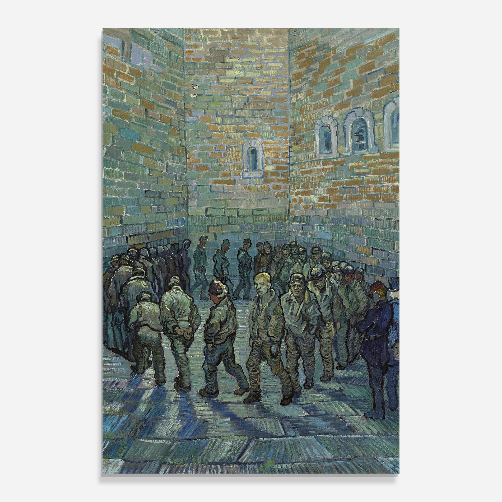 Glasbild Prisoners Exercising mockup 0