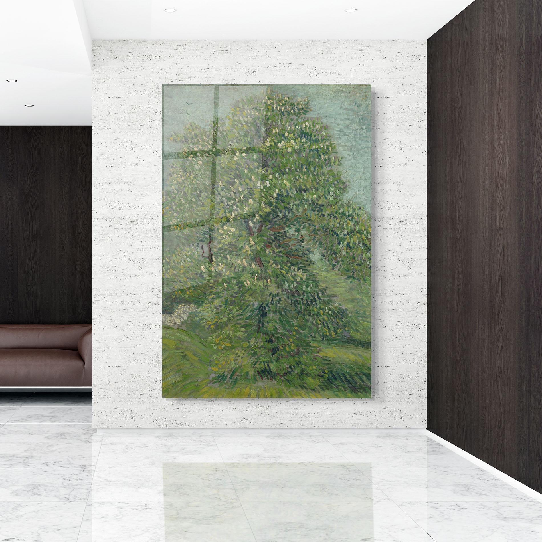 Glasbild Bloeiende mockup 9