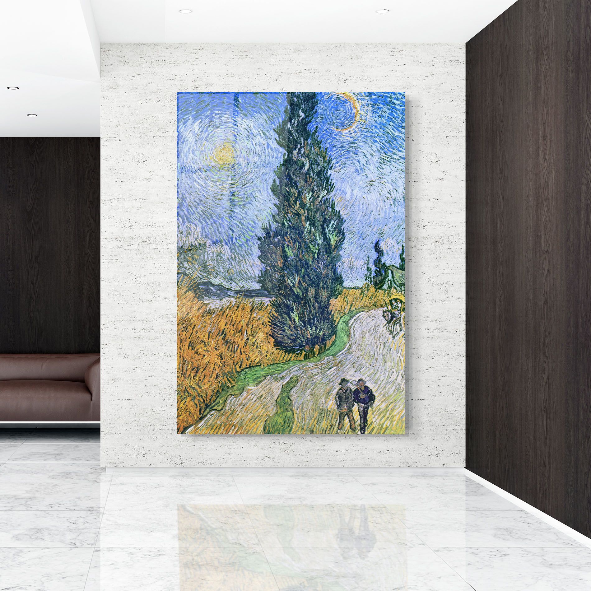 Road With Cypress mockup 9