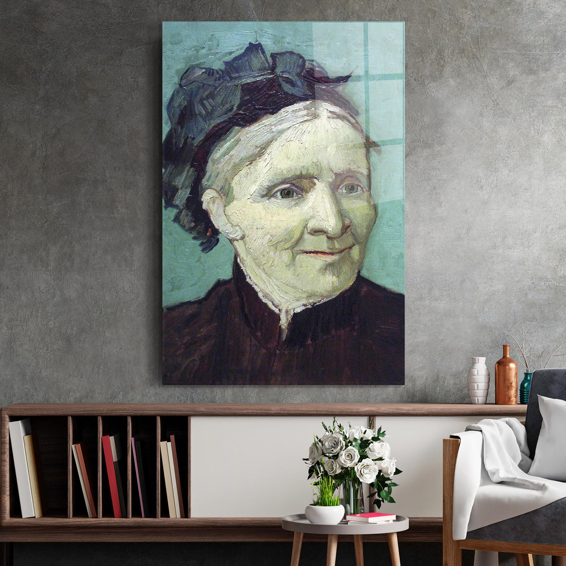 Glasbild Artist S Mother mockup 2