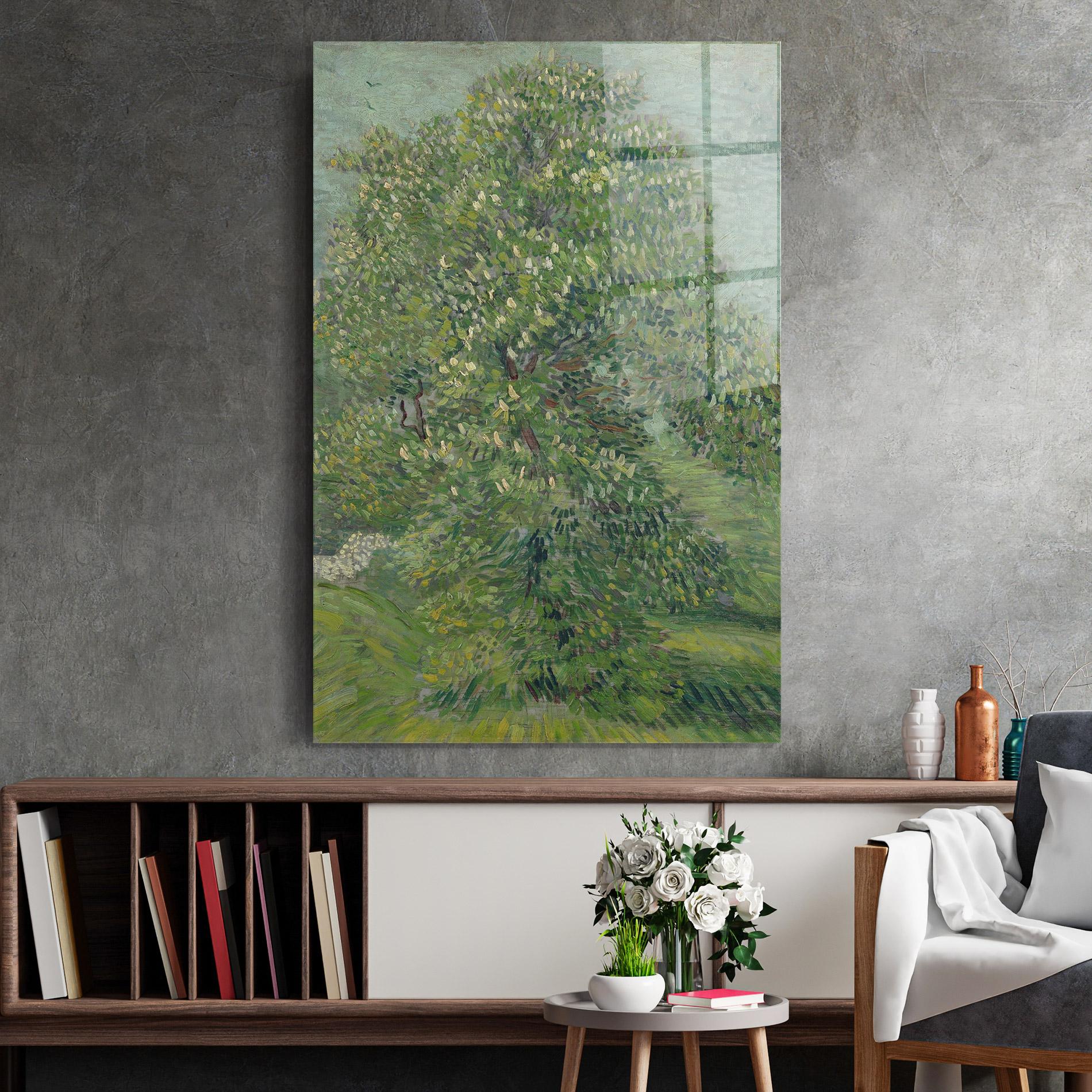 Glasbild Bloeiende mockup 2