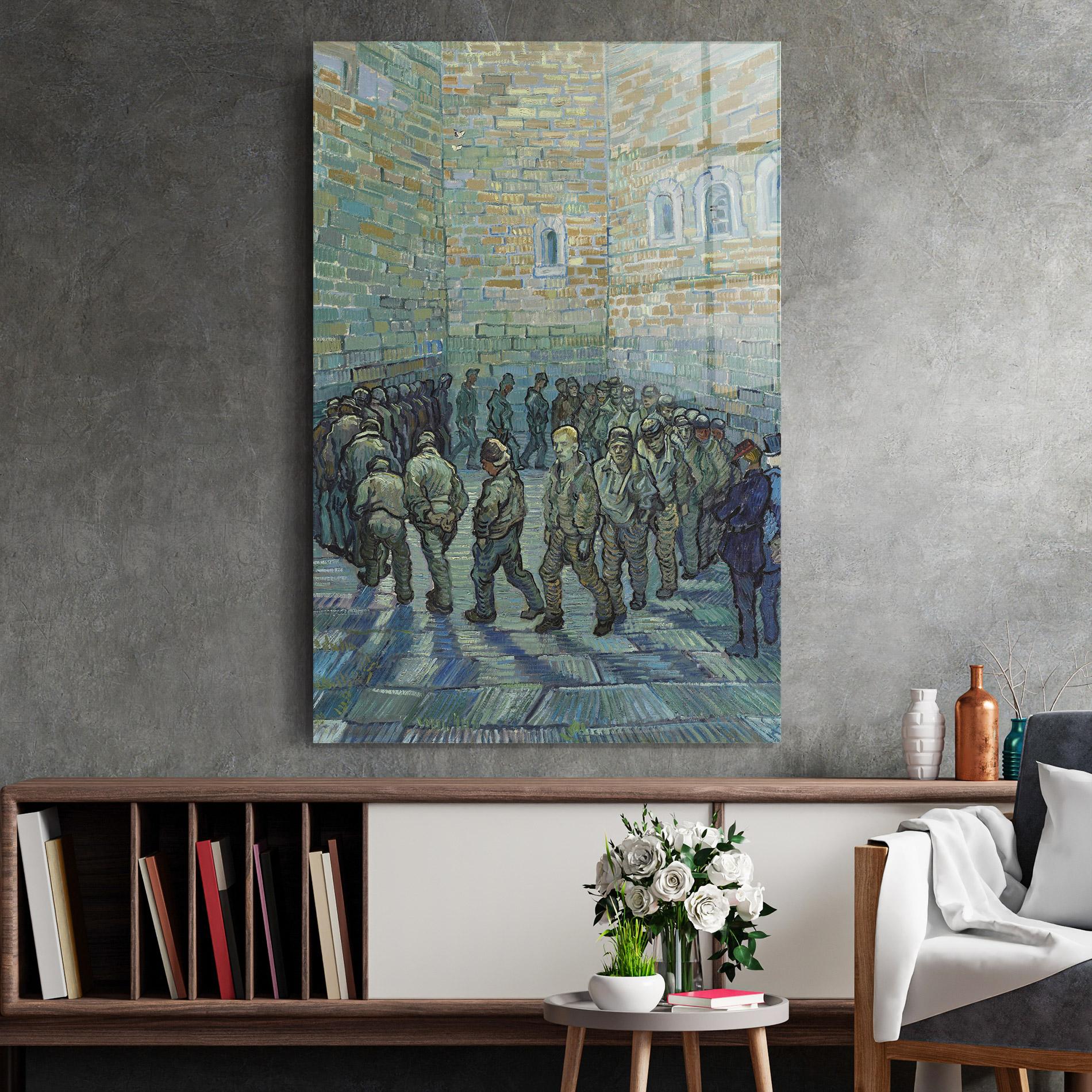 Glasbild Prisoners Exercising mockup 2