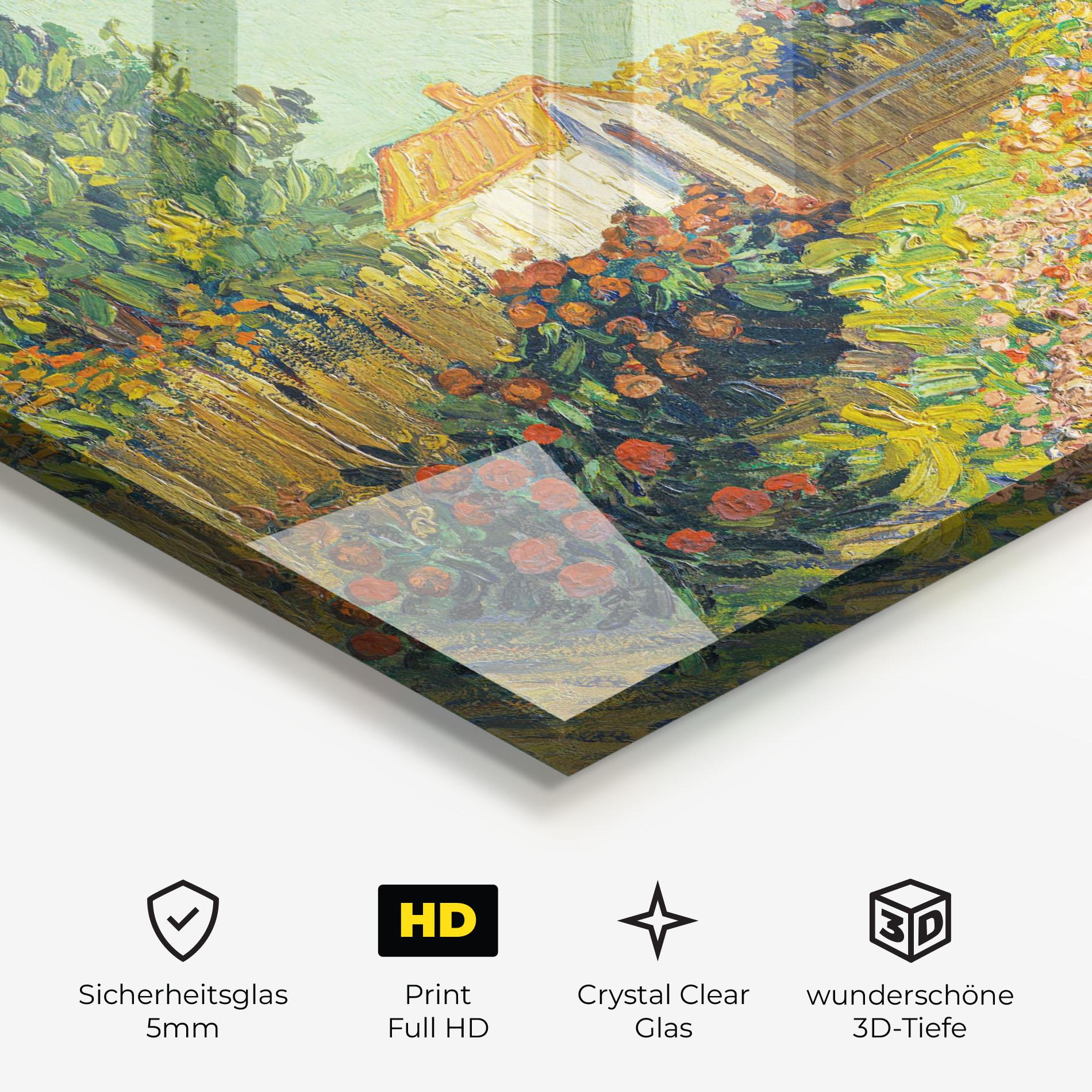 Glasbild Gogh Landscape mockup 3