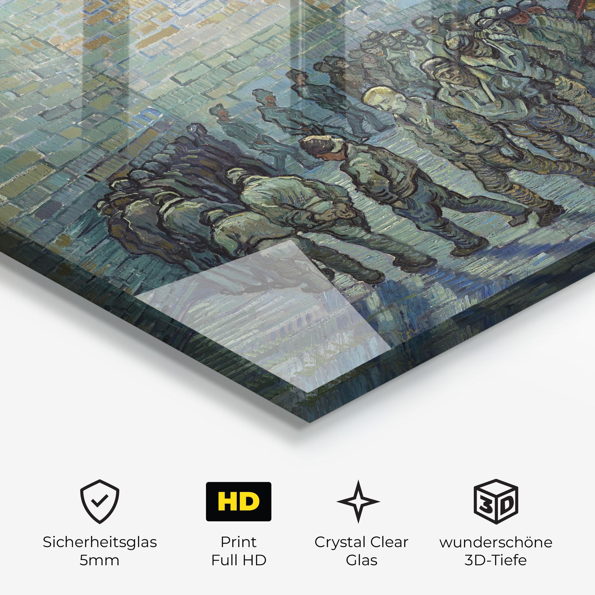 Glasbild Prisoners Exercising mockup 3