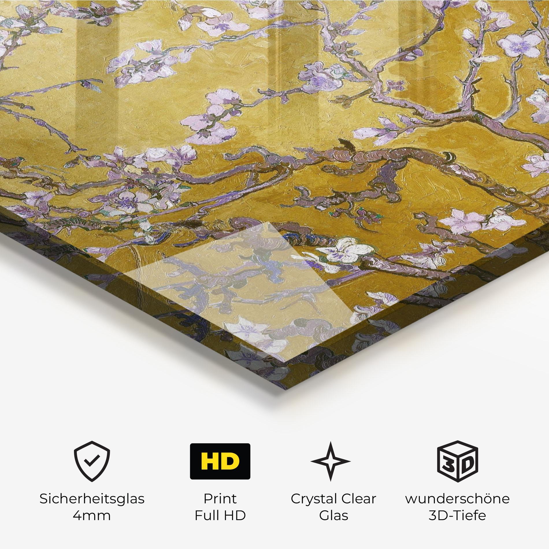 Glasbild Almond Blossom mockup 3