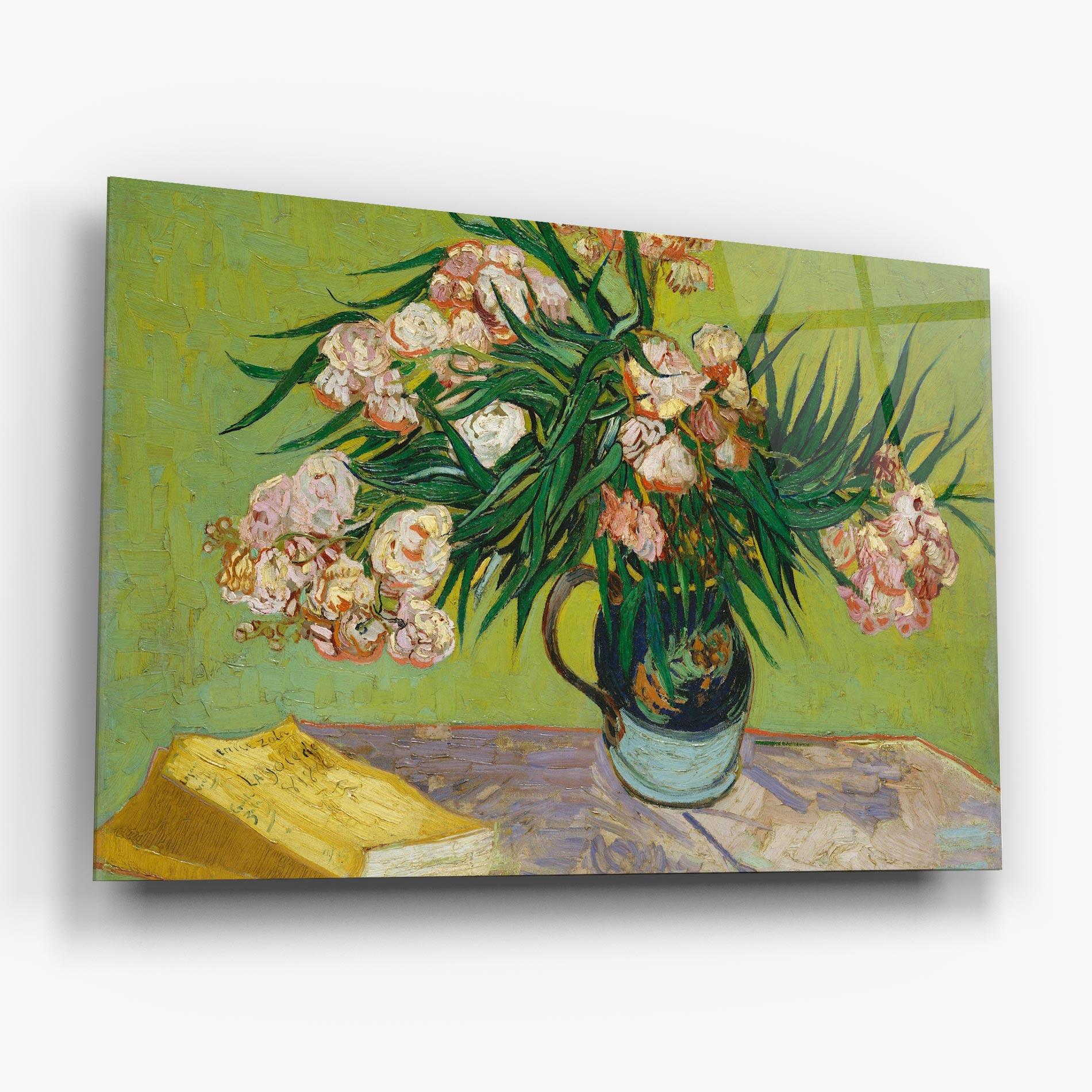 Glasbild Oleanders mockup 6