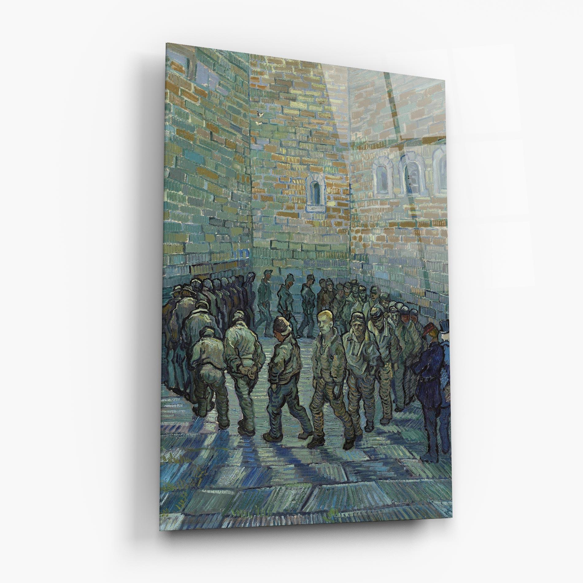 Glasbild Prisoners Exercising mockup 6