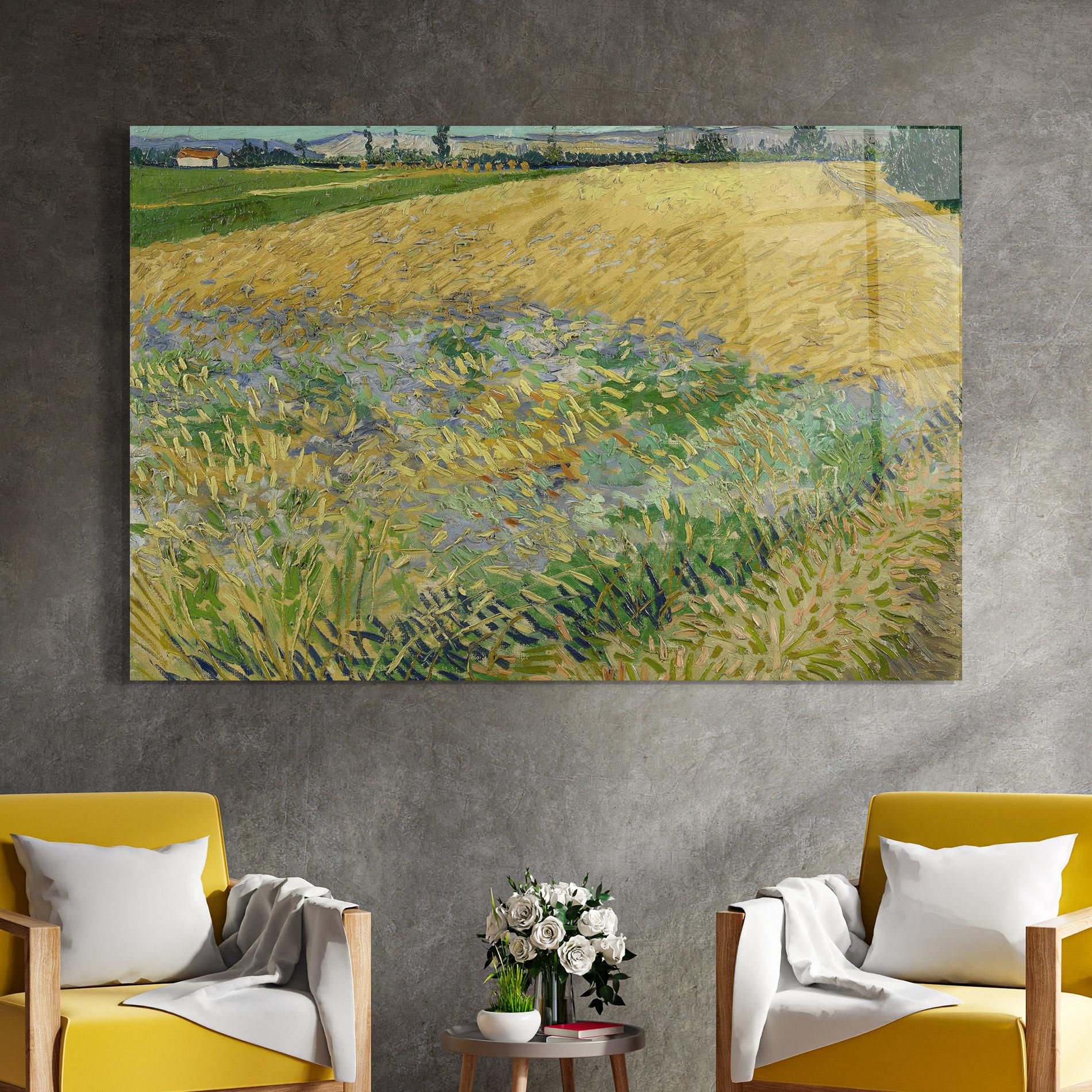 Glasbild Korenveld mockup 4