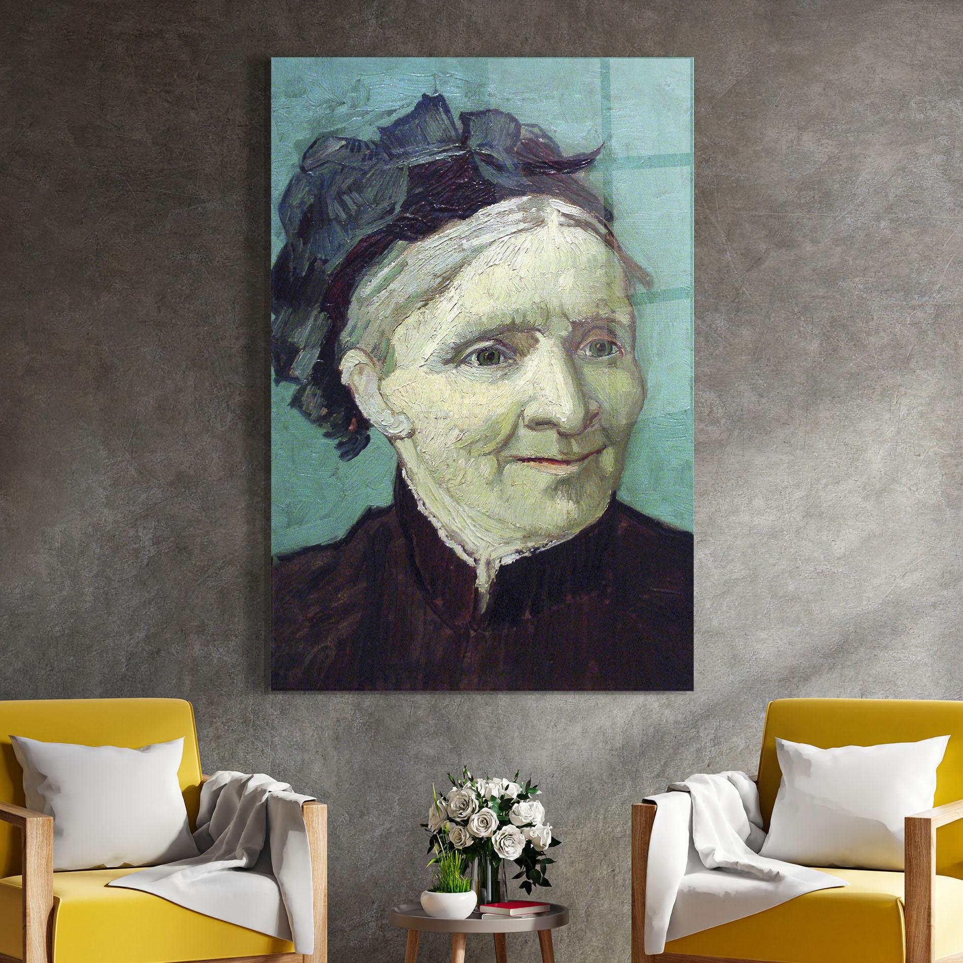 Glasbild Artist S Mother mockup 4